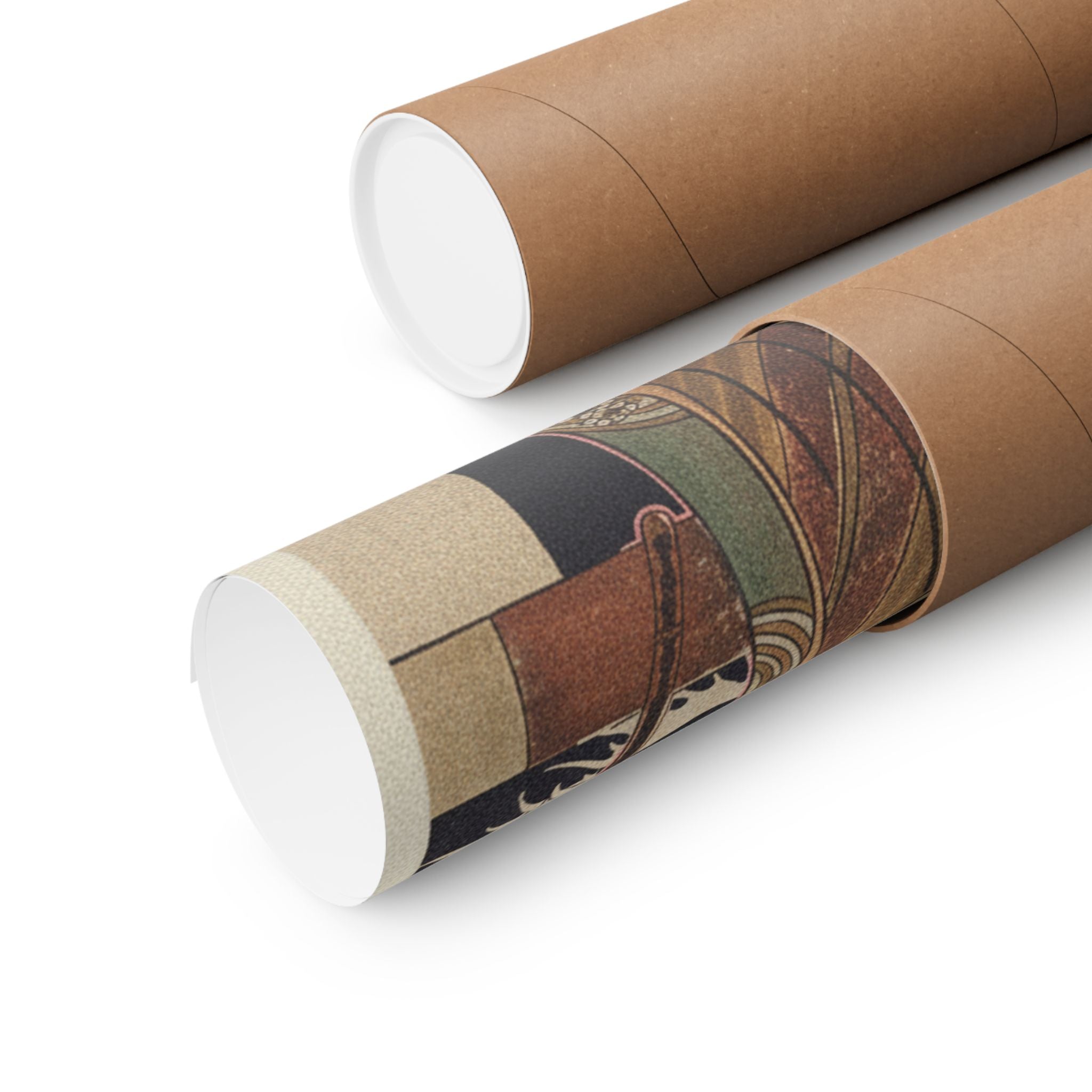 Japanese Street — The Third Otani Hiroji As A Samurai Of High Rank Standing In A Room — Matte Poster