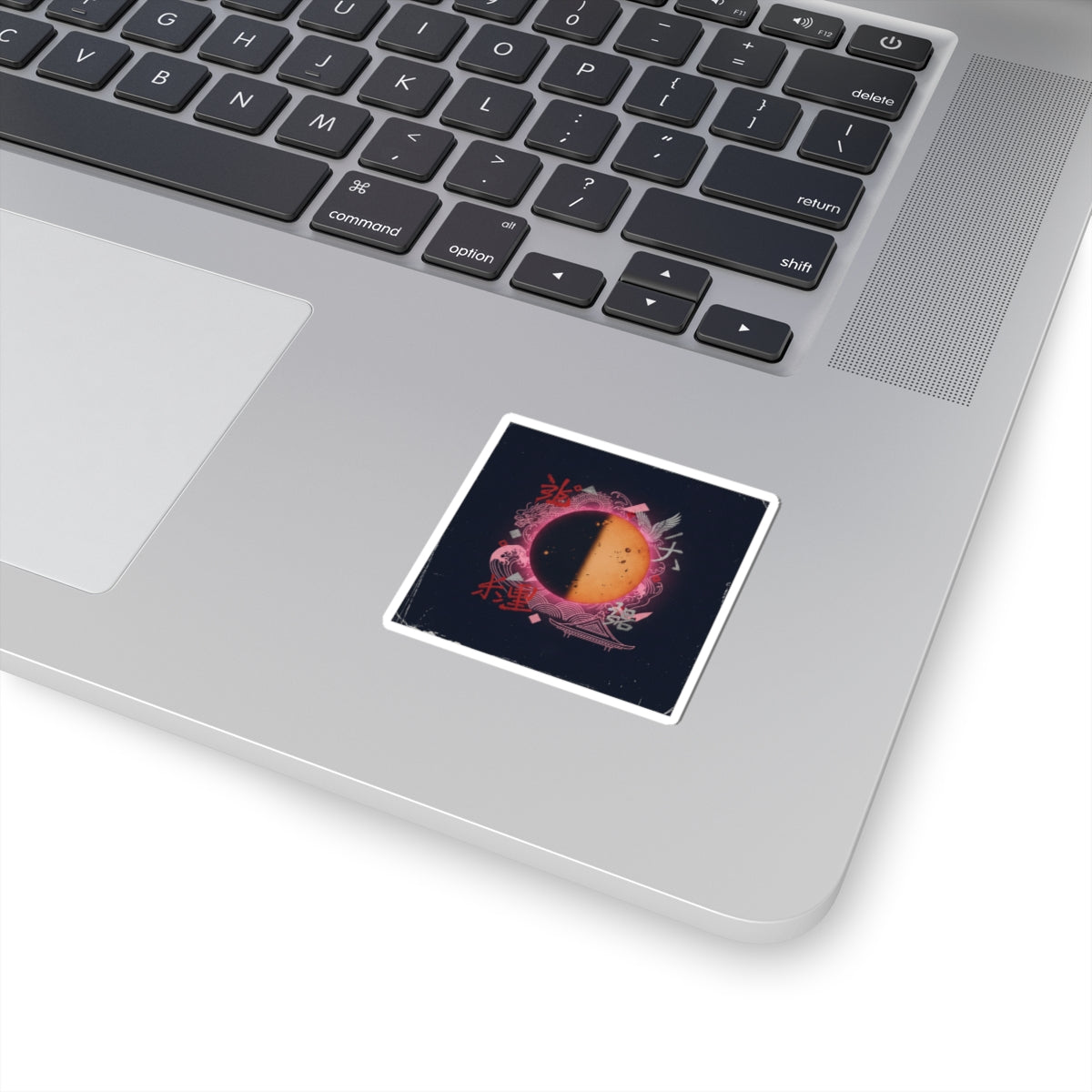 Japanese Street — Sun — Kiss-Cut Sticker