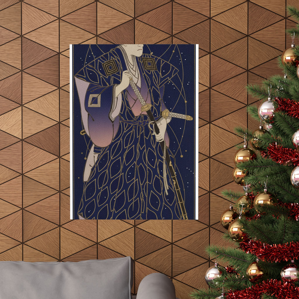 Celestial — Ichikawa Danjuro Vi As Funa Bansaku,Son Of Fuwa Banzayemon — Matte Poster