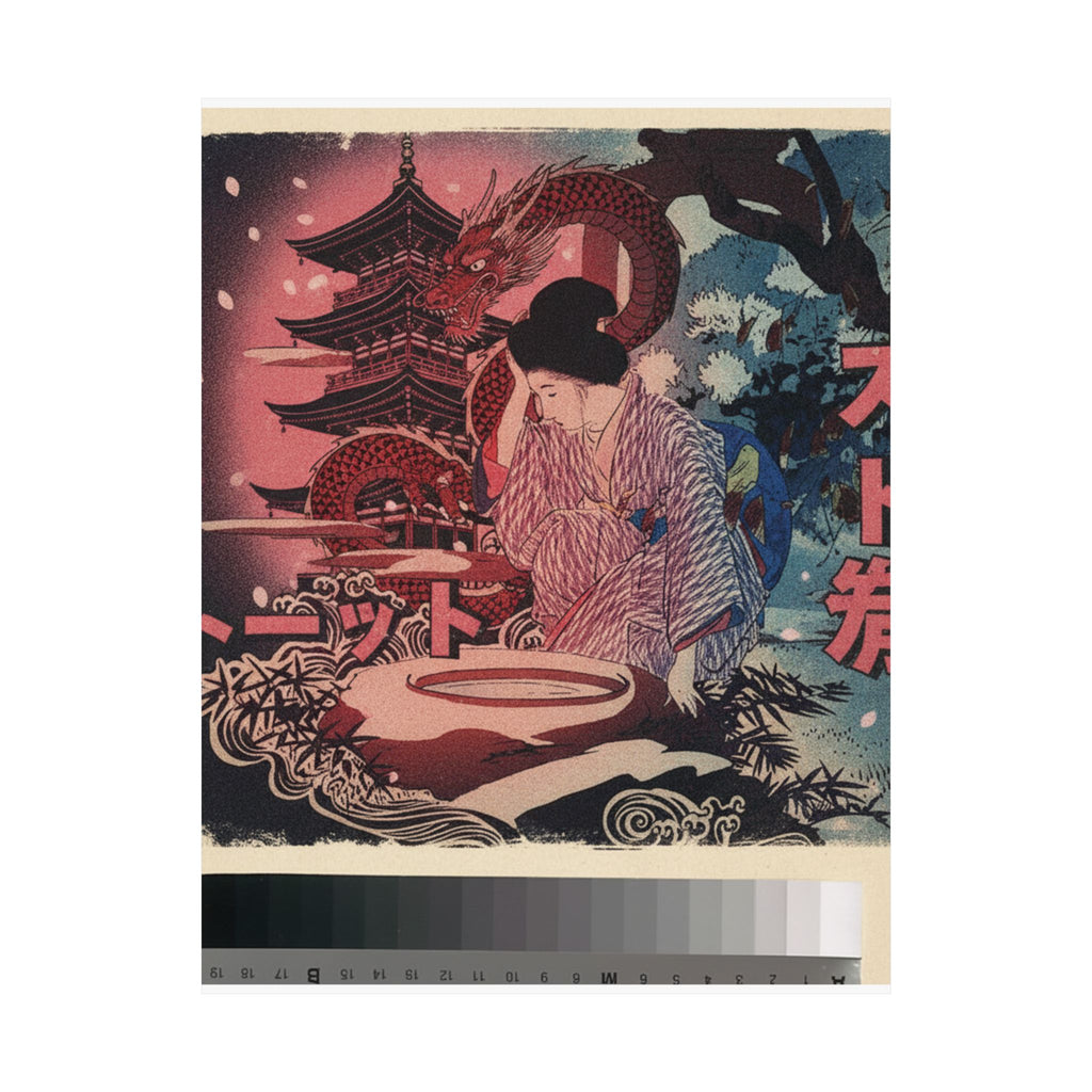 Japanese Street — Print — Matte Poster