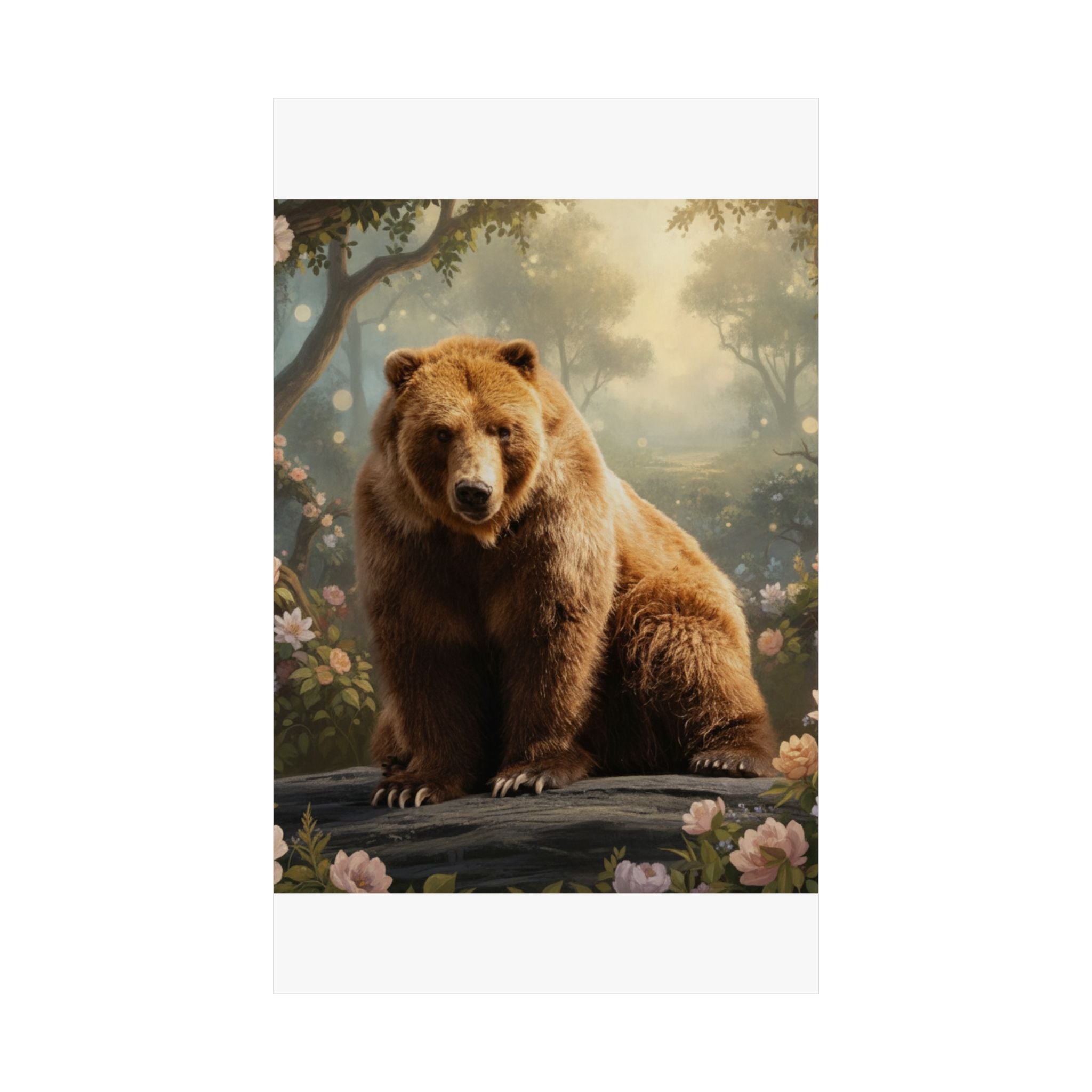Scenic Nature — Bear — Matte Poster