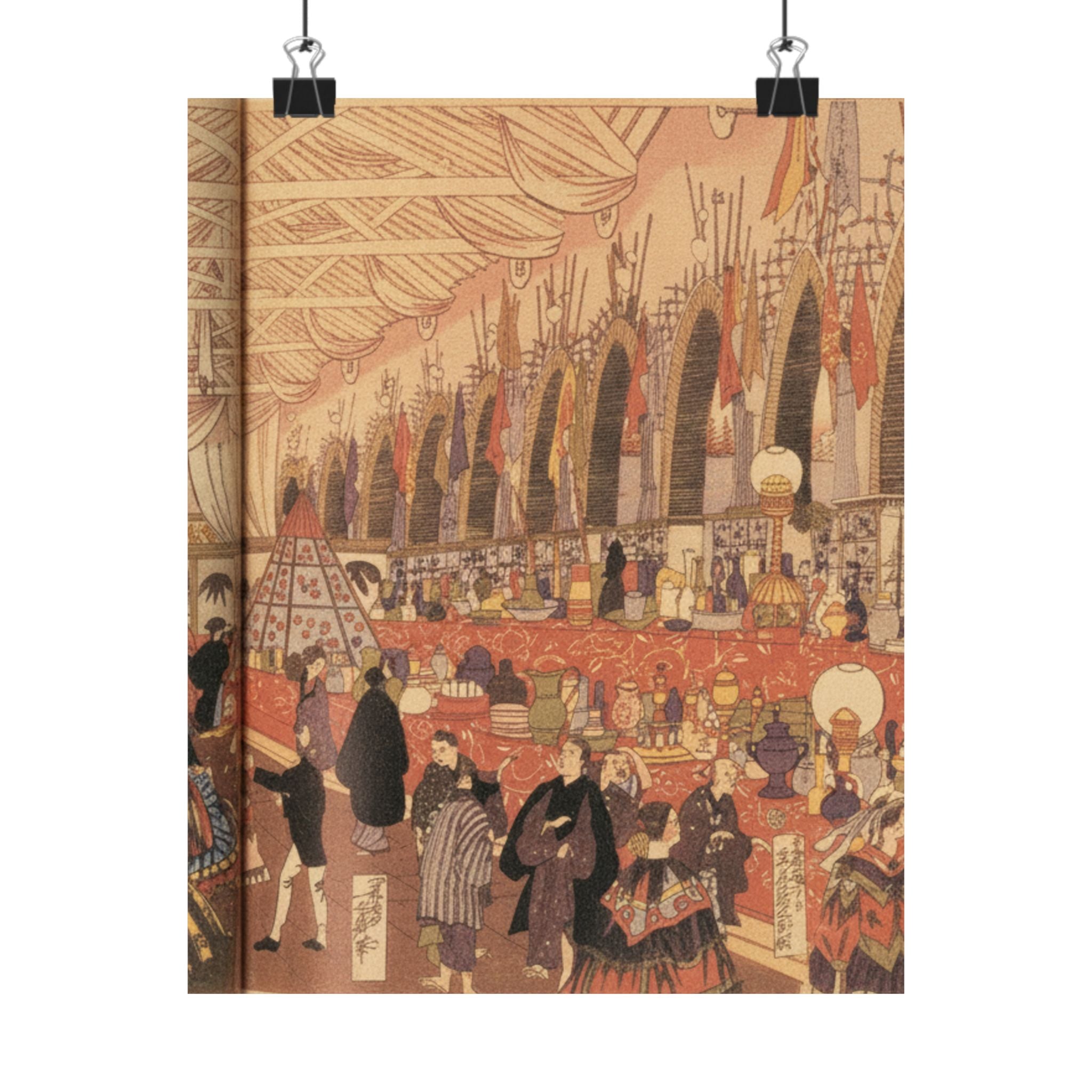 Southern Sunset — Picture Of A Prosperous English Trading Firm In Yokohama — Matte Poster