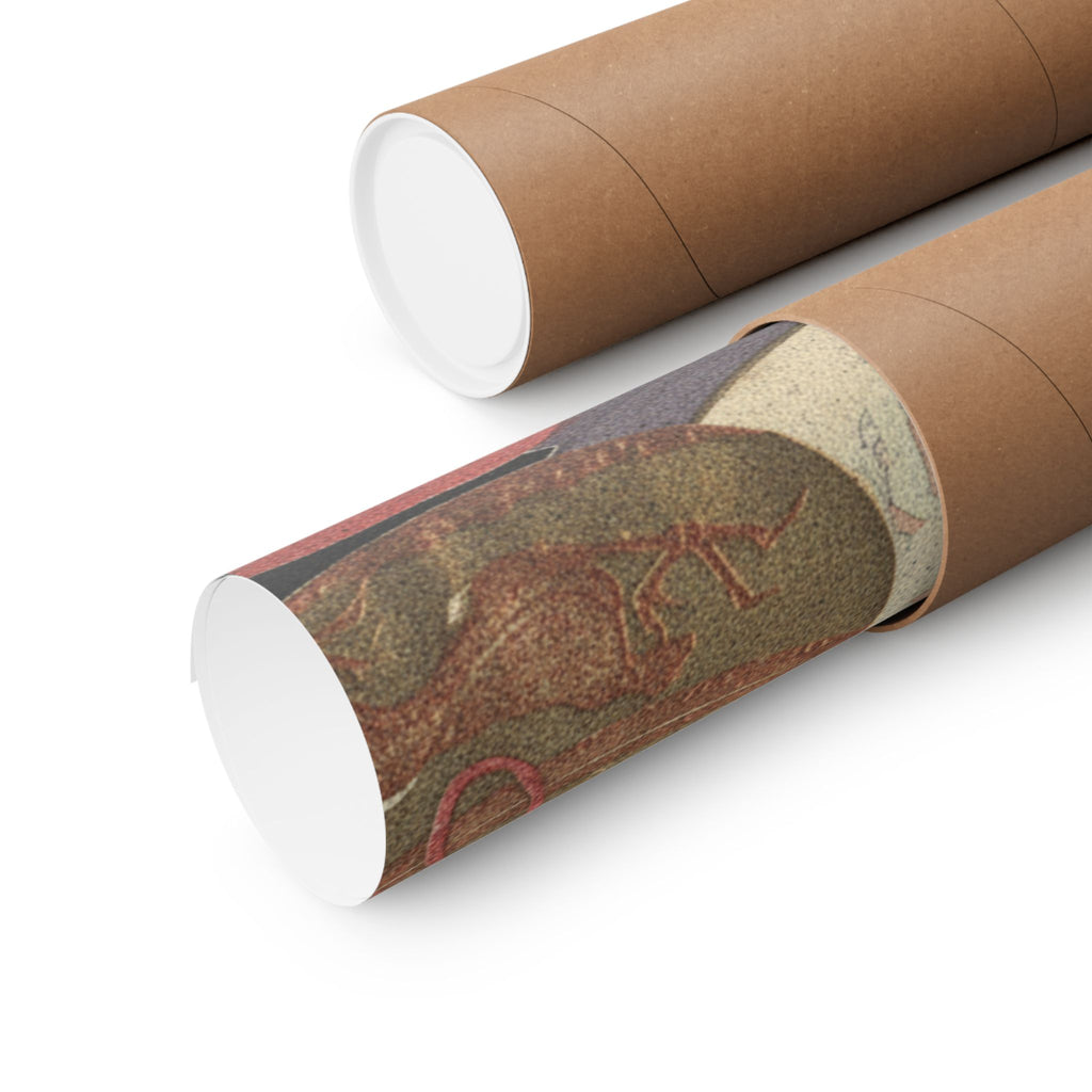 Vintage Bootleg — Scroll Painting Of Horse — Matte Poster