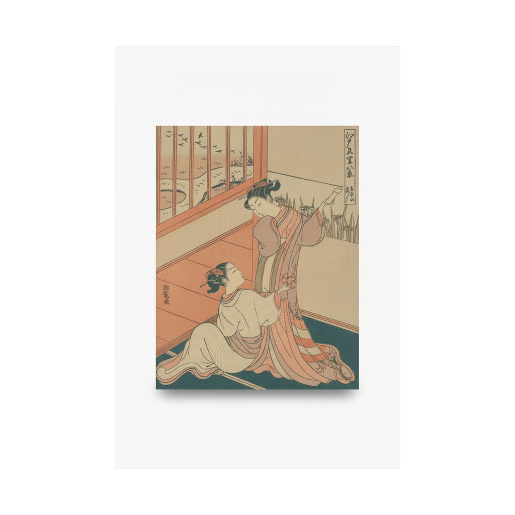 Ecommerce Main — The Flying Down Of Wild Geese At Yoshiwara — Matte Poster