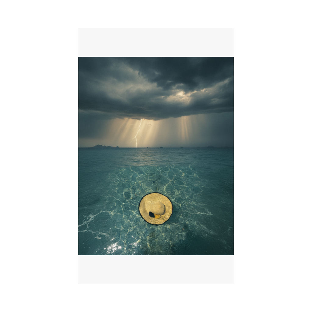Dramatic Storm — Hat — Matte Poster