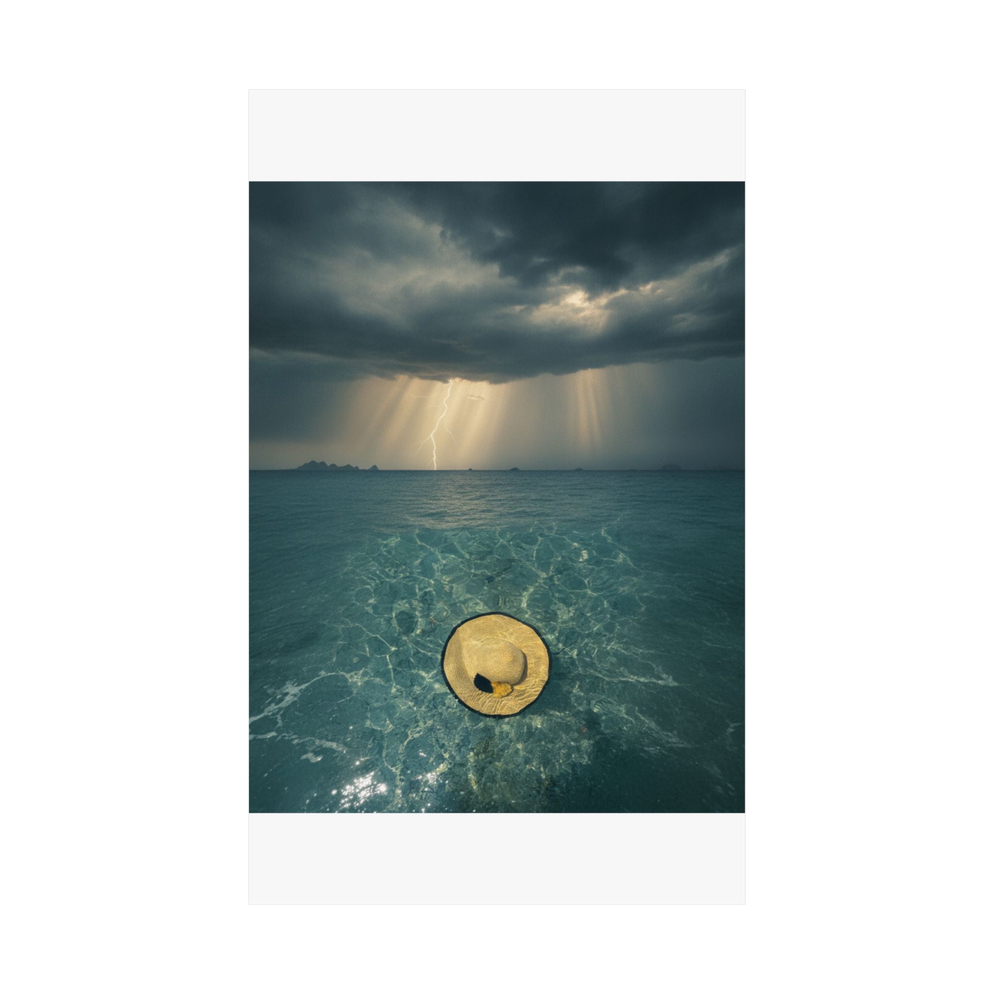 Dramatic Storm — Hat — Matte Poster
