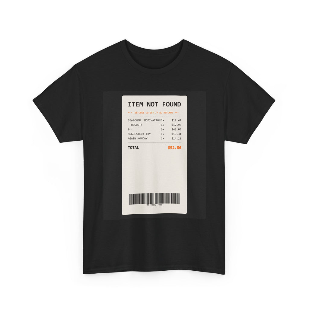 ITEM NOT FOUND graphic tee — product view 3