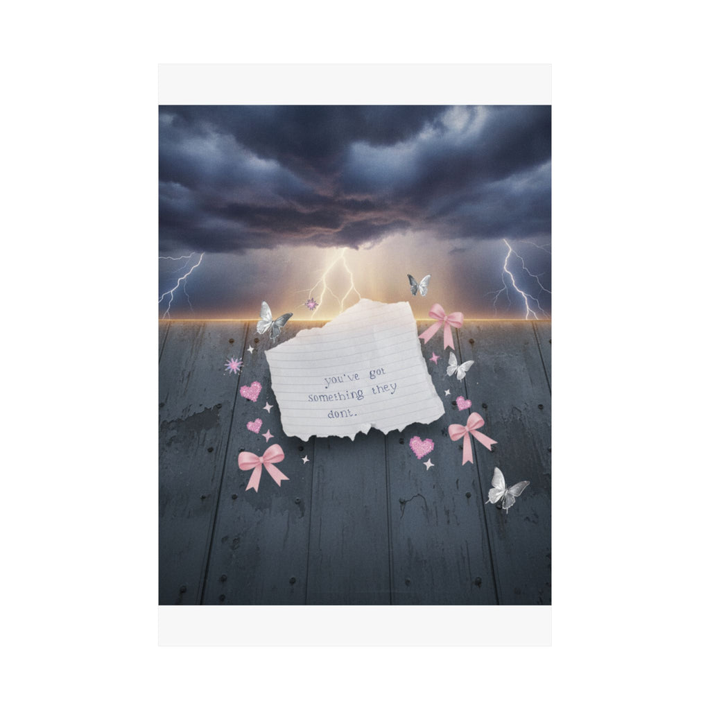 Dramatic Storm — Note — Matte Poster