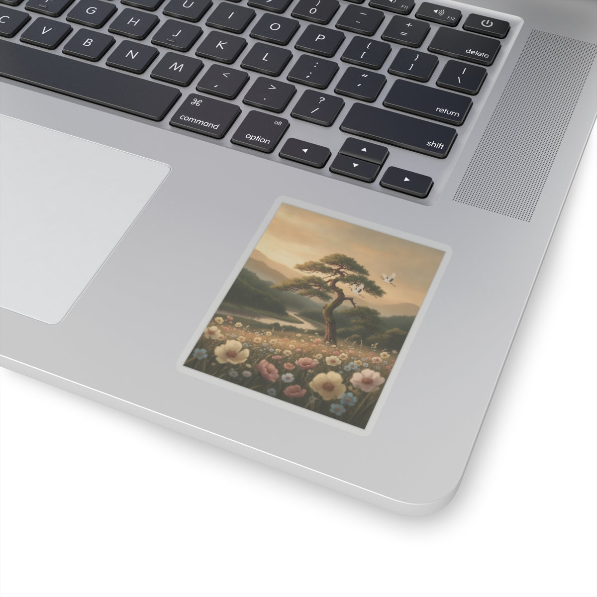 Scenic Nature — Picture Book Of Amusements Of The Eastern Capital (Ehon Azuma Asobi) — Kiss-Cut Sticker