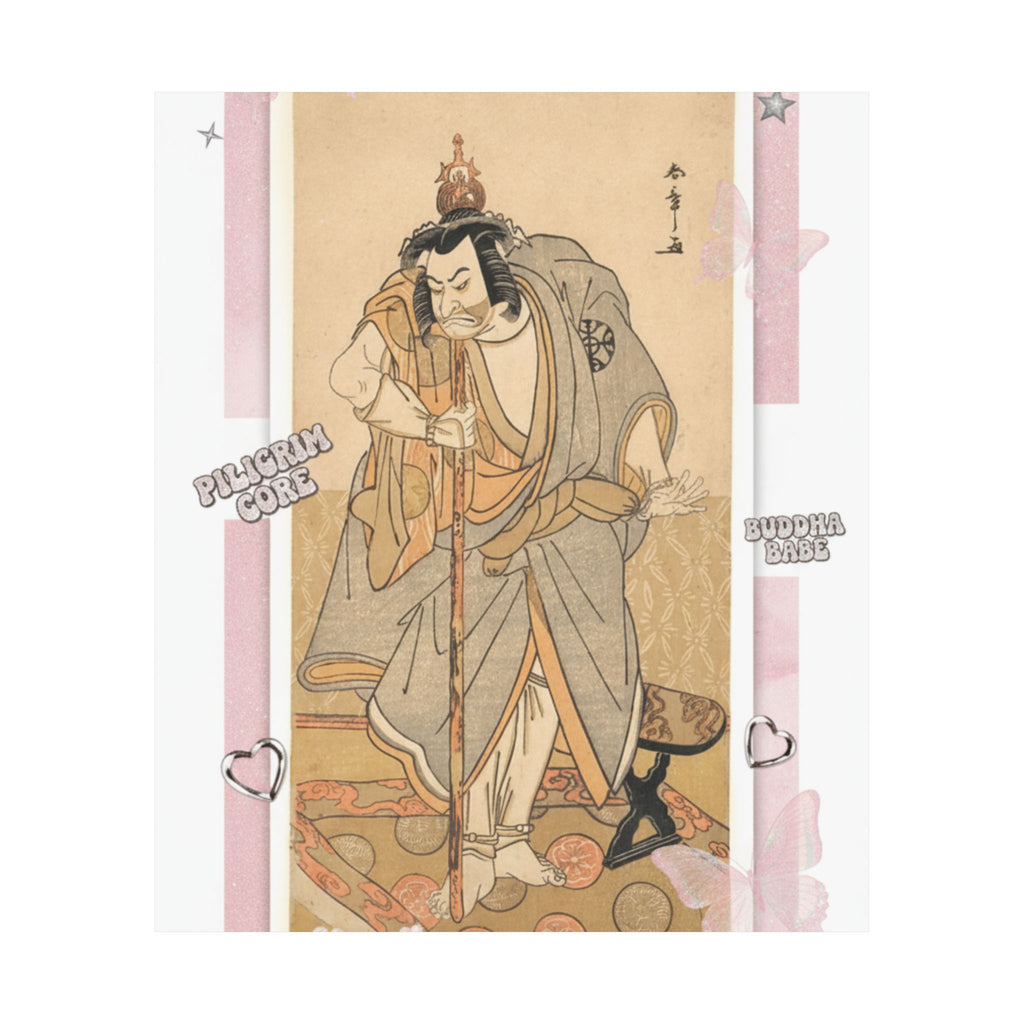 Ecommerce Main — The Actor Nakamura Nakazo As A Rokuju-Rokubu (Pilgrim To Buddhist Temple) — Matte Poster