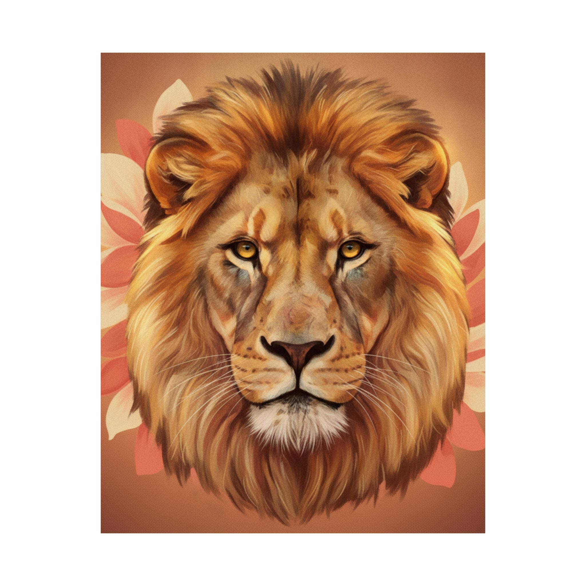 Southern Sunset — Lion — Matte Poster