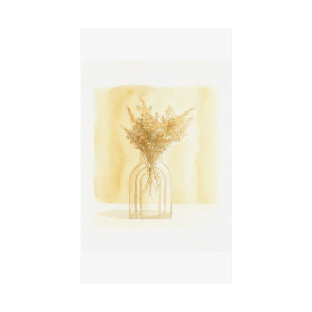 Watercolor — Flowers — Matte Poster