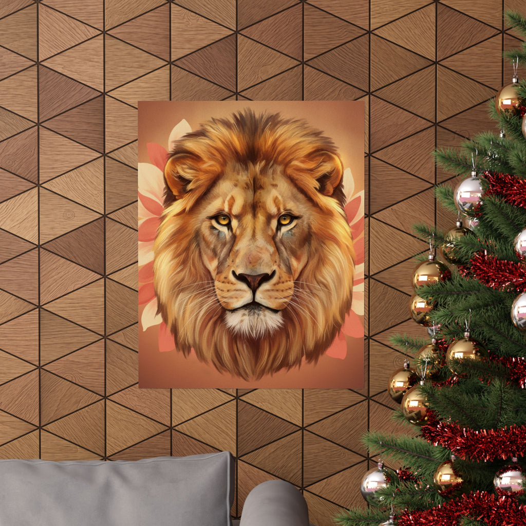 Southern Sunset — Lion — Matte Poster
