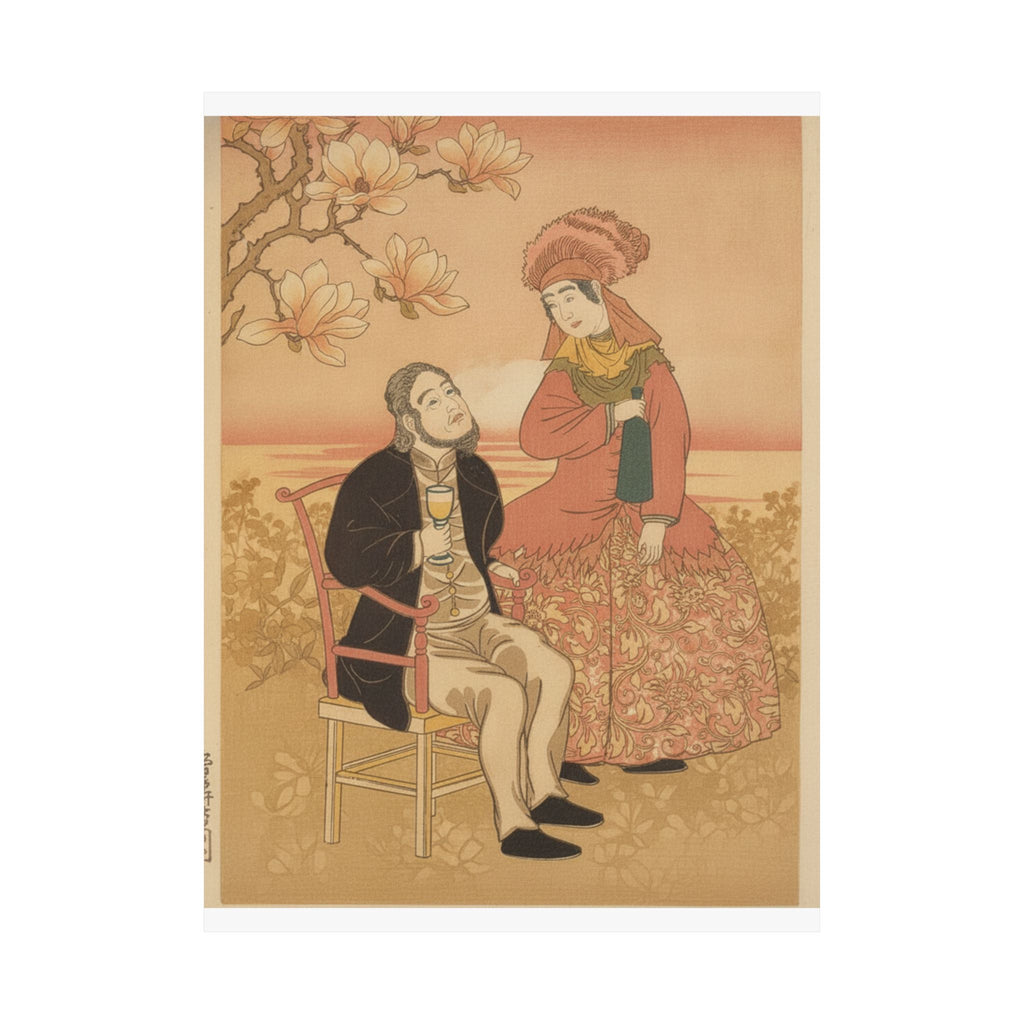 Southern Sunset — France, From The Series Pictures Of People From Foreign Lands (Gaikoku Jinbutsu  — Matte Poster