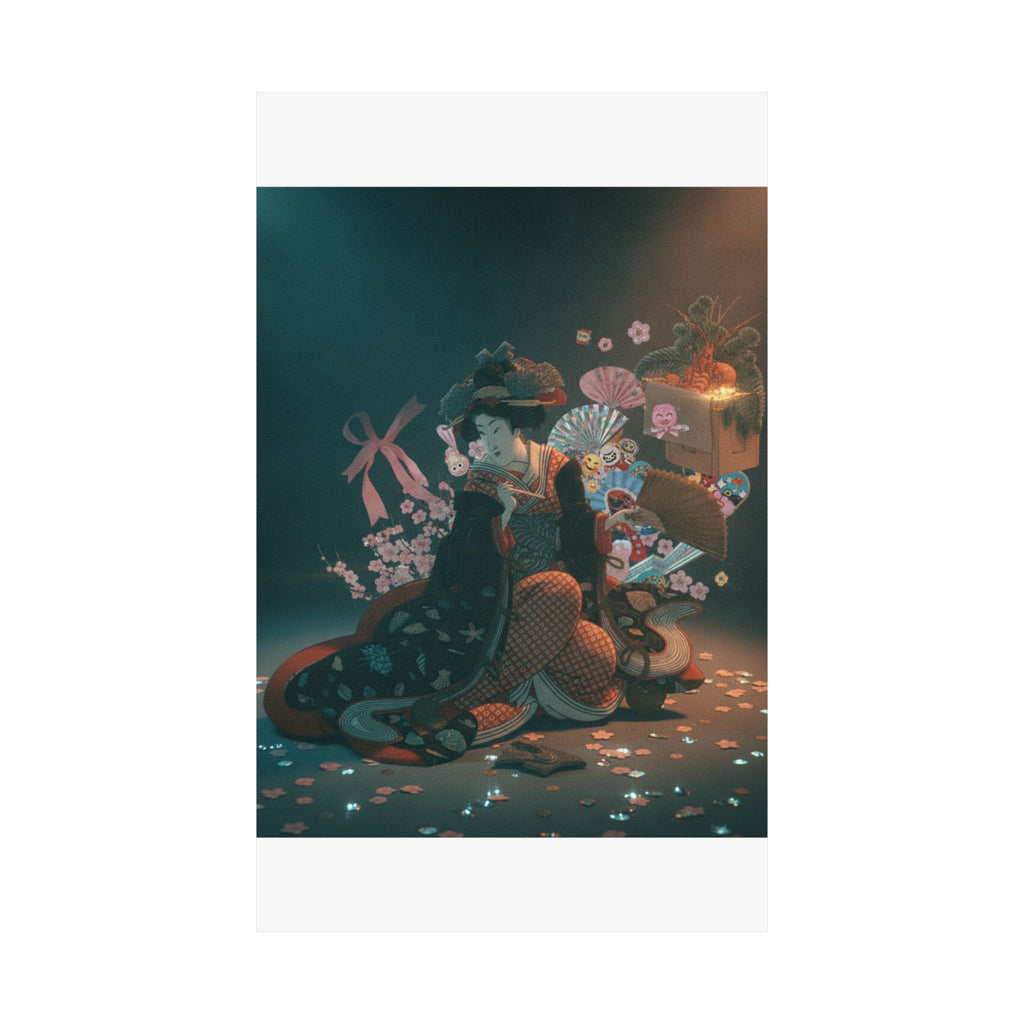 Cinematic — Courtesan And New Year Decoration — Matte Poster
