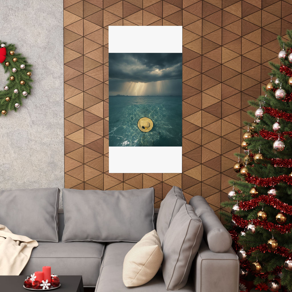 Dramatic Storm — Hat — Matte Poster