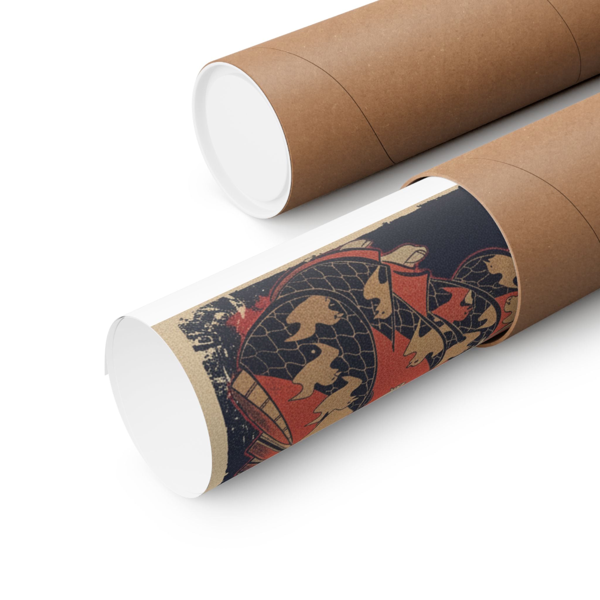 Japanese Street — The Actor Yoshizawa Ayame As A Samurai — Matte Poster