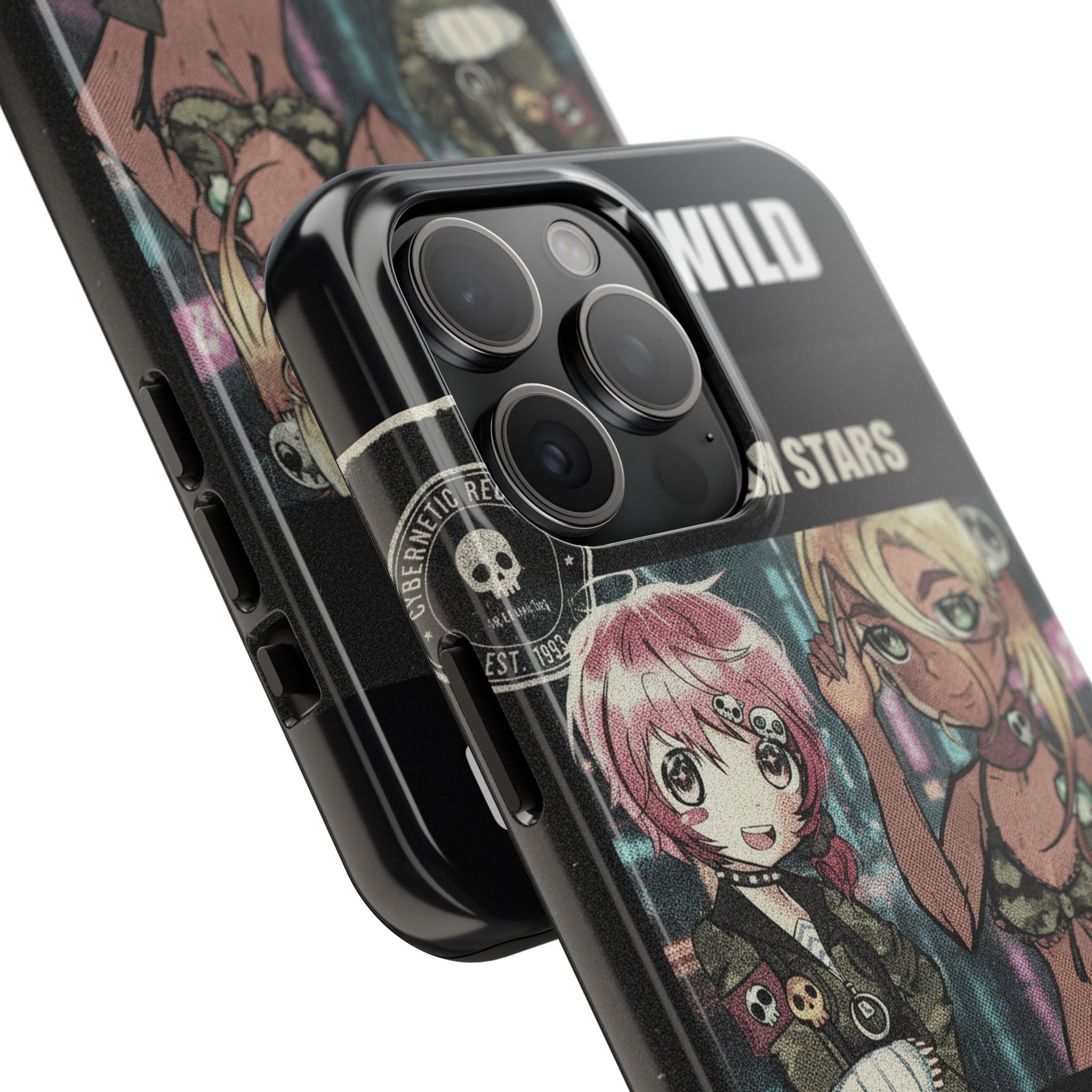Neon Rain Osaka Nights Anime Tour Poster Phone Case