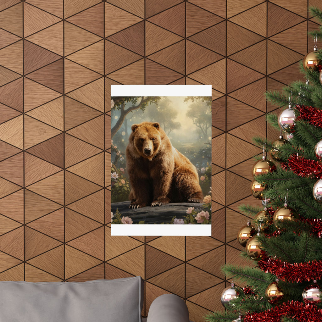 Scenic Nature — Bear — Matte Poster