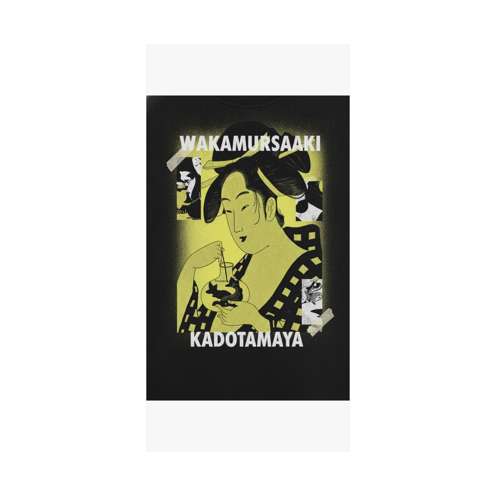 Streetwear Collage — Wakamurasaki Of The Kadotamaya — Matte Poster