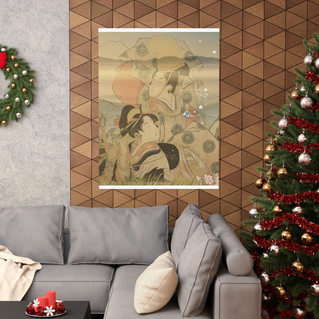 Scenic Nature — Narihira'S Journey To The East — Matte Poster