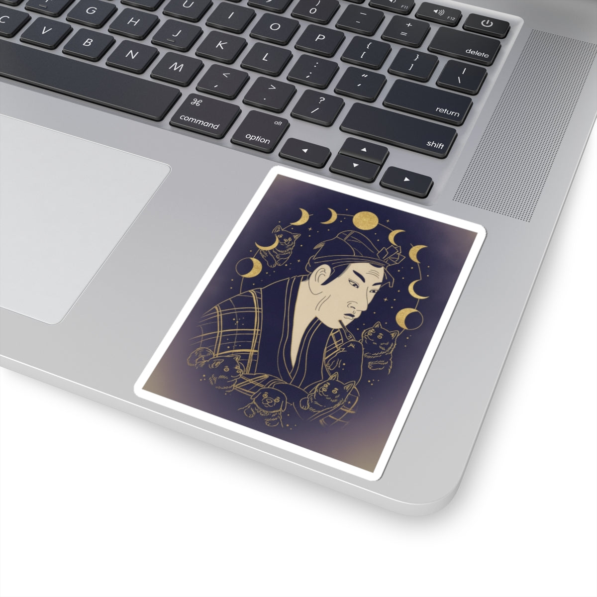 Celestial — The Actor Matsumoto Koshiro As Banzuin Chobei — Kiss-Cut Sticker