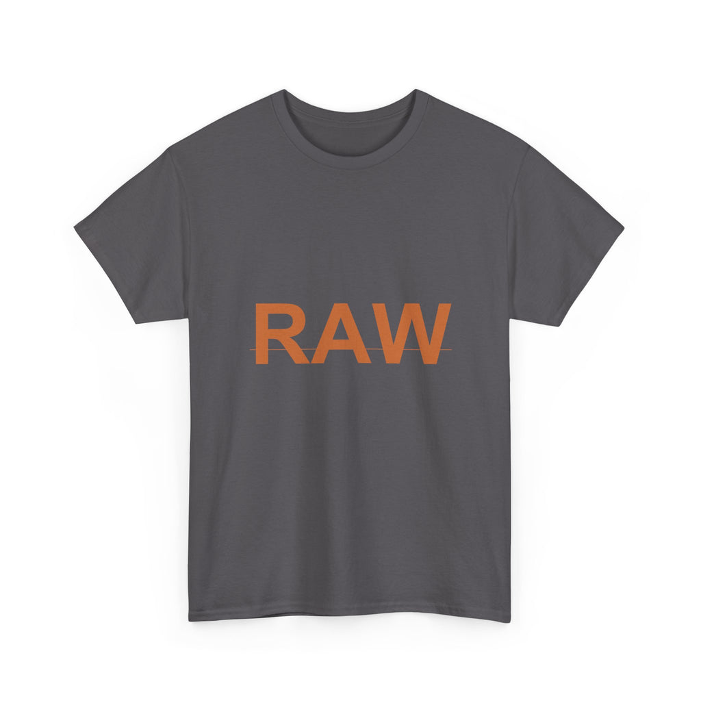 RAW Rust Block Letter Statement Graphic Tee