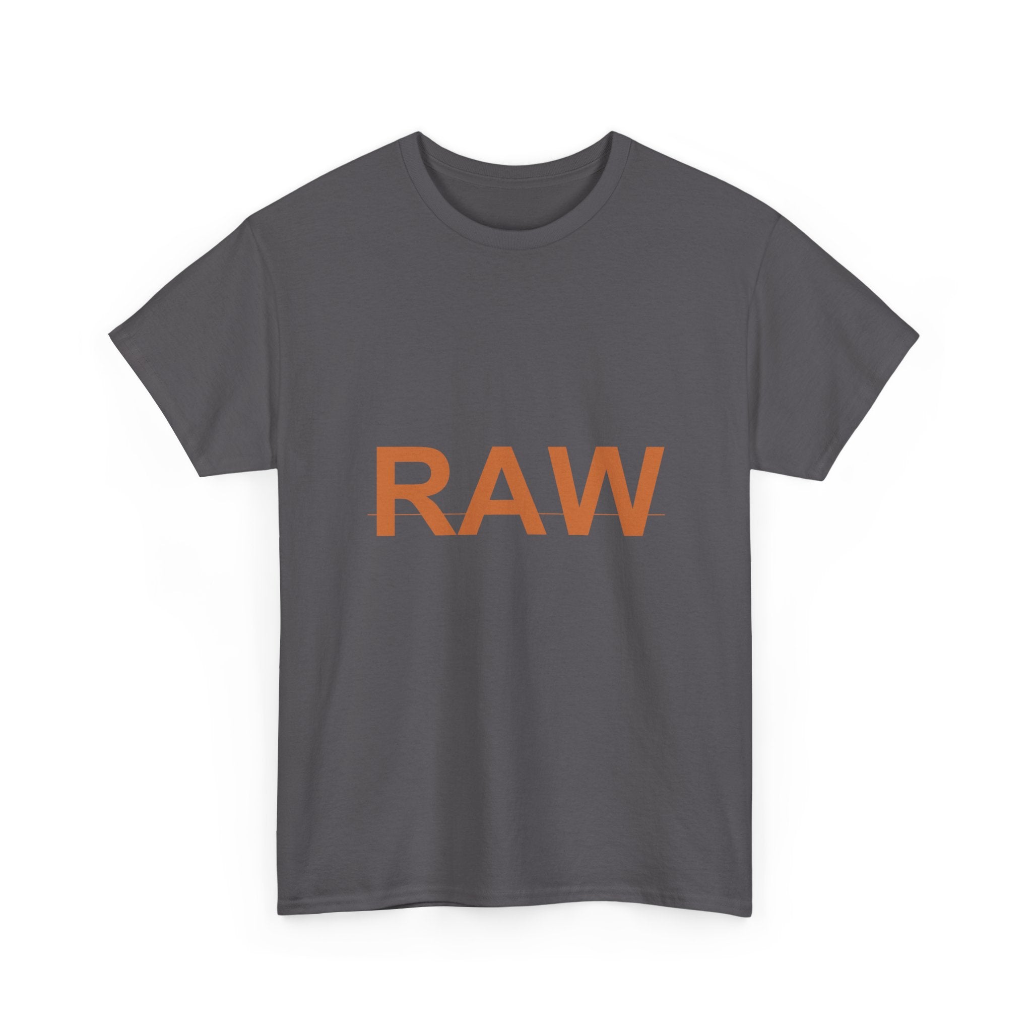 RAW Rust Block Letter Statement Graphic Tee