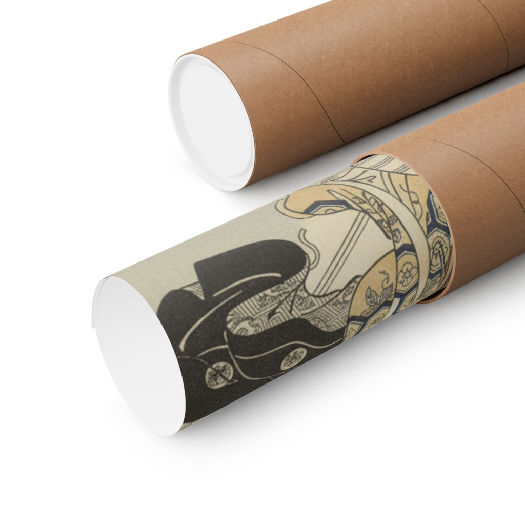 Ecommerce Main — Lady Interrupting Her Lover, Who Is Playing The Shamisen — Matte Poster