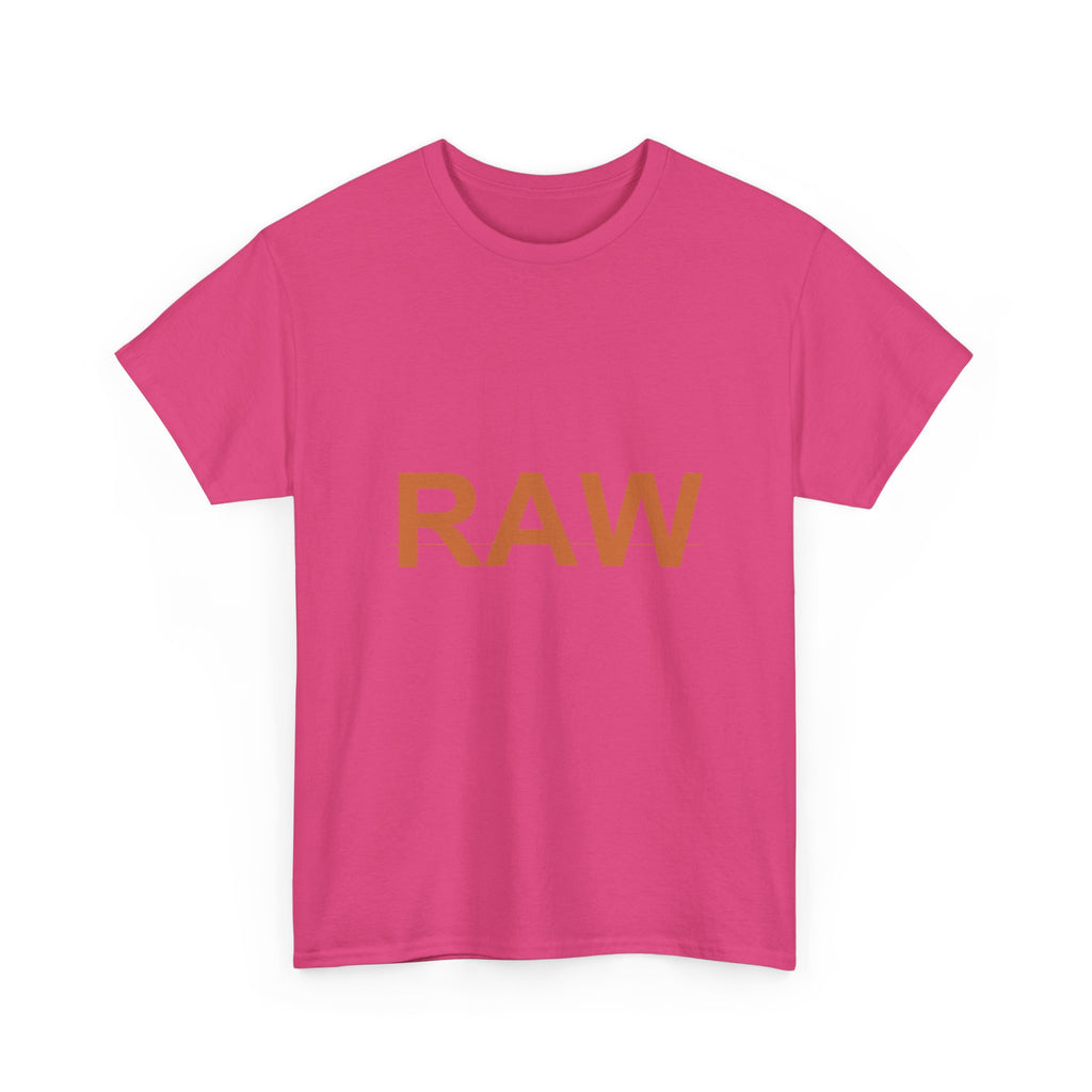 RAW Rust Block Letter Statement Graphic Tee