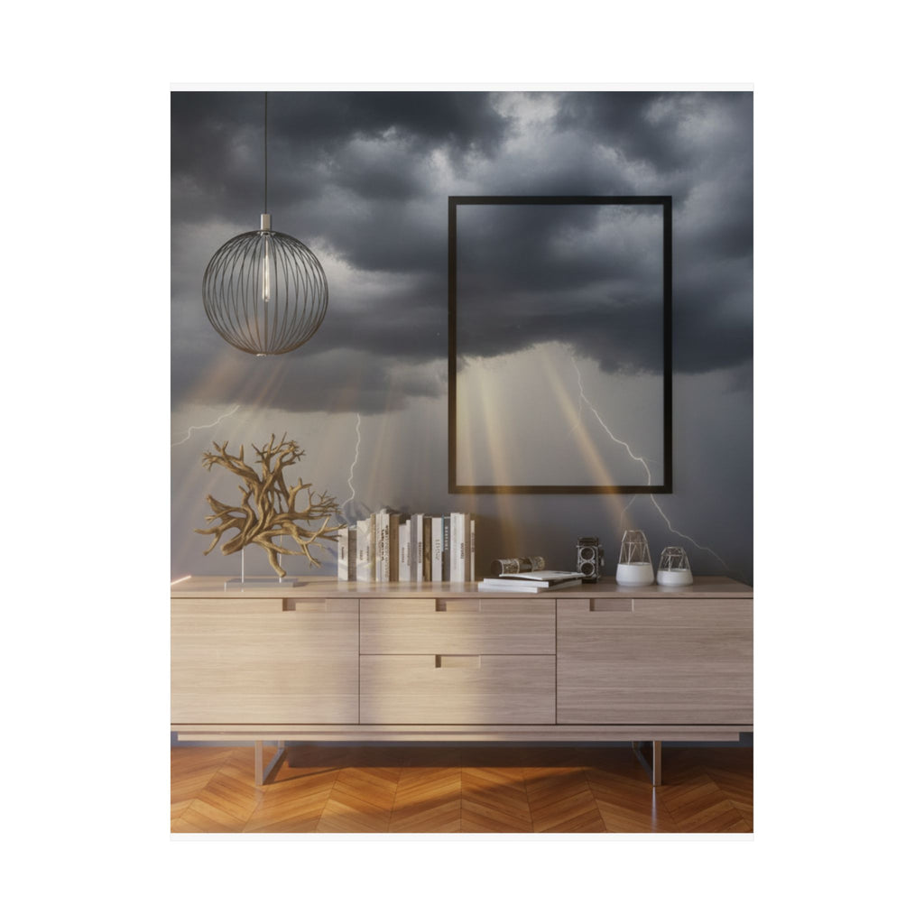 Dramatic Storm — Interior — Matte Poster