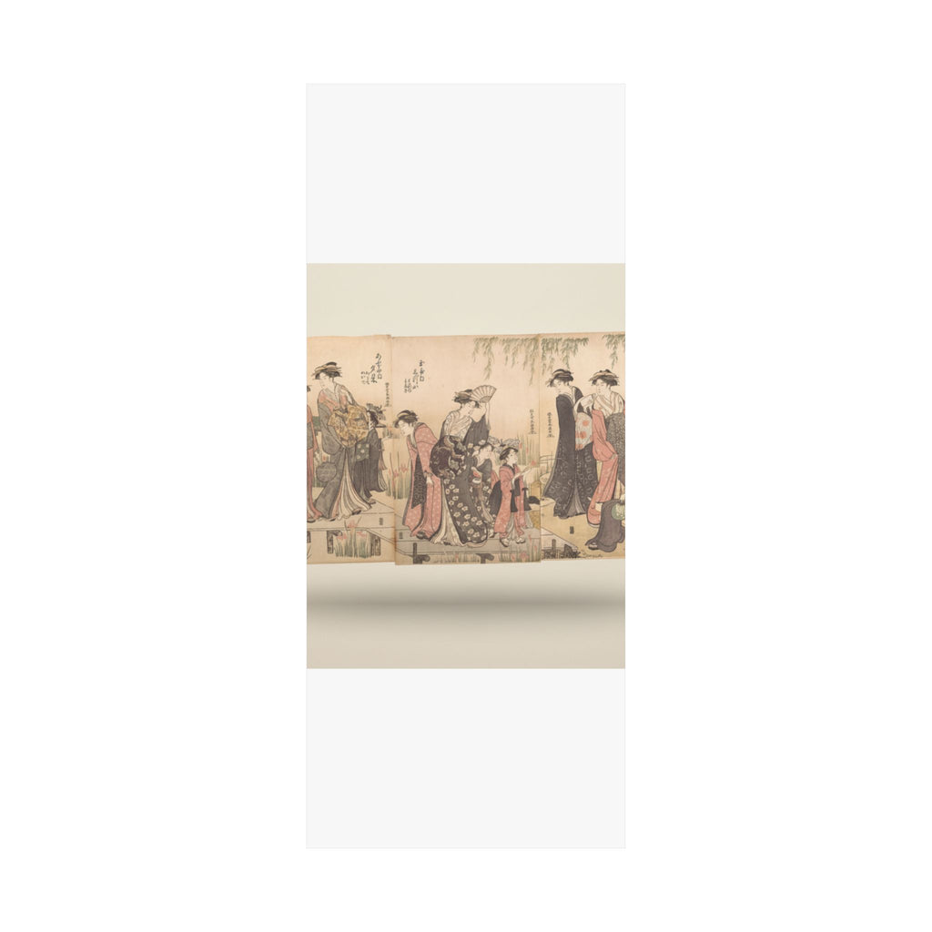 Product Marketing — Courtesans In An Iris Garden — Matte Poster