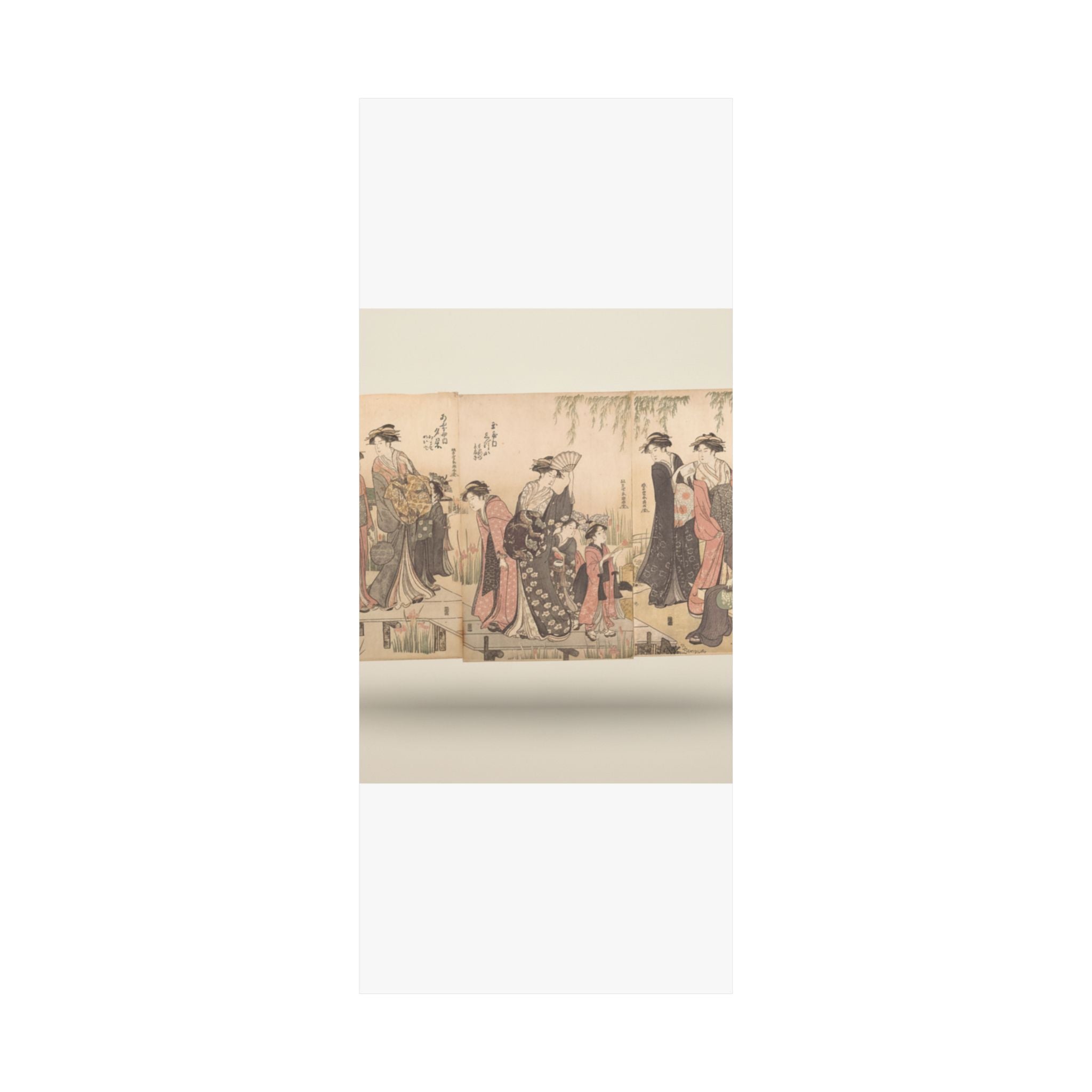 Product Marketing — Courtesans In An Iris Garden — Matte Poster