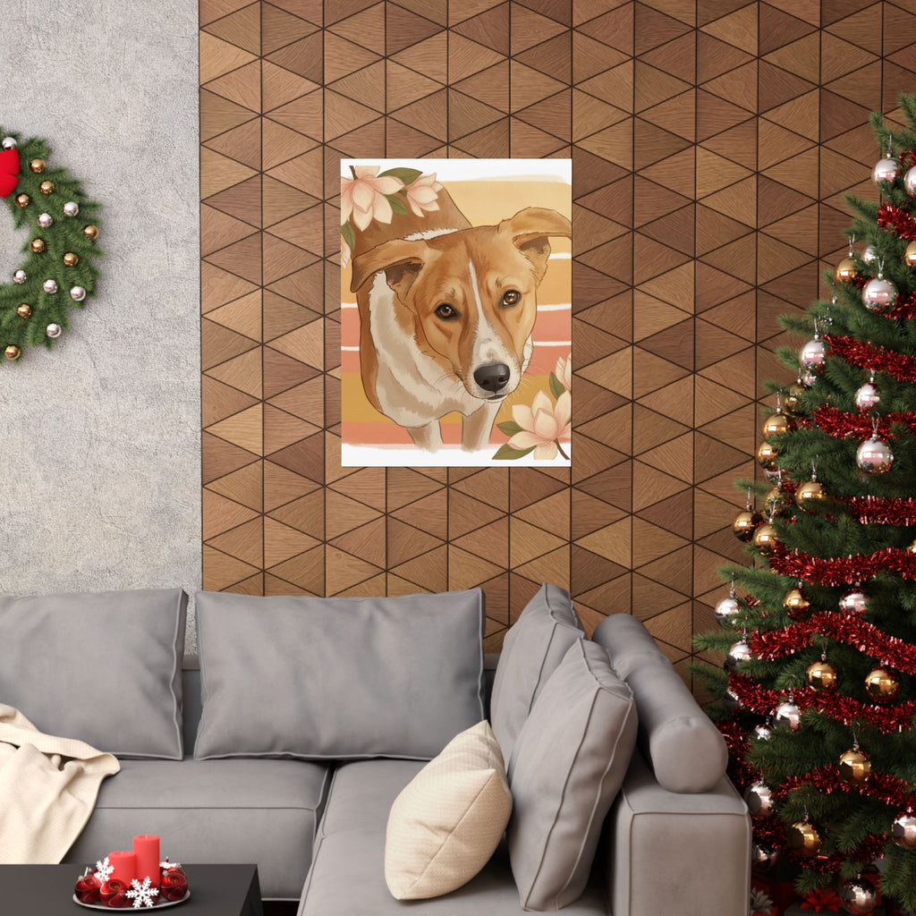 Southern Sunset — Dog — Matte Poster