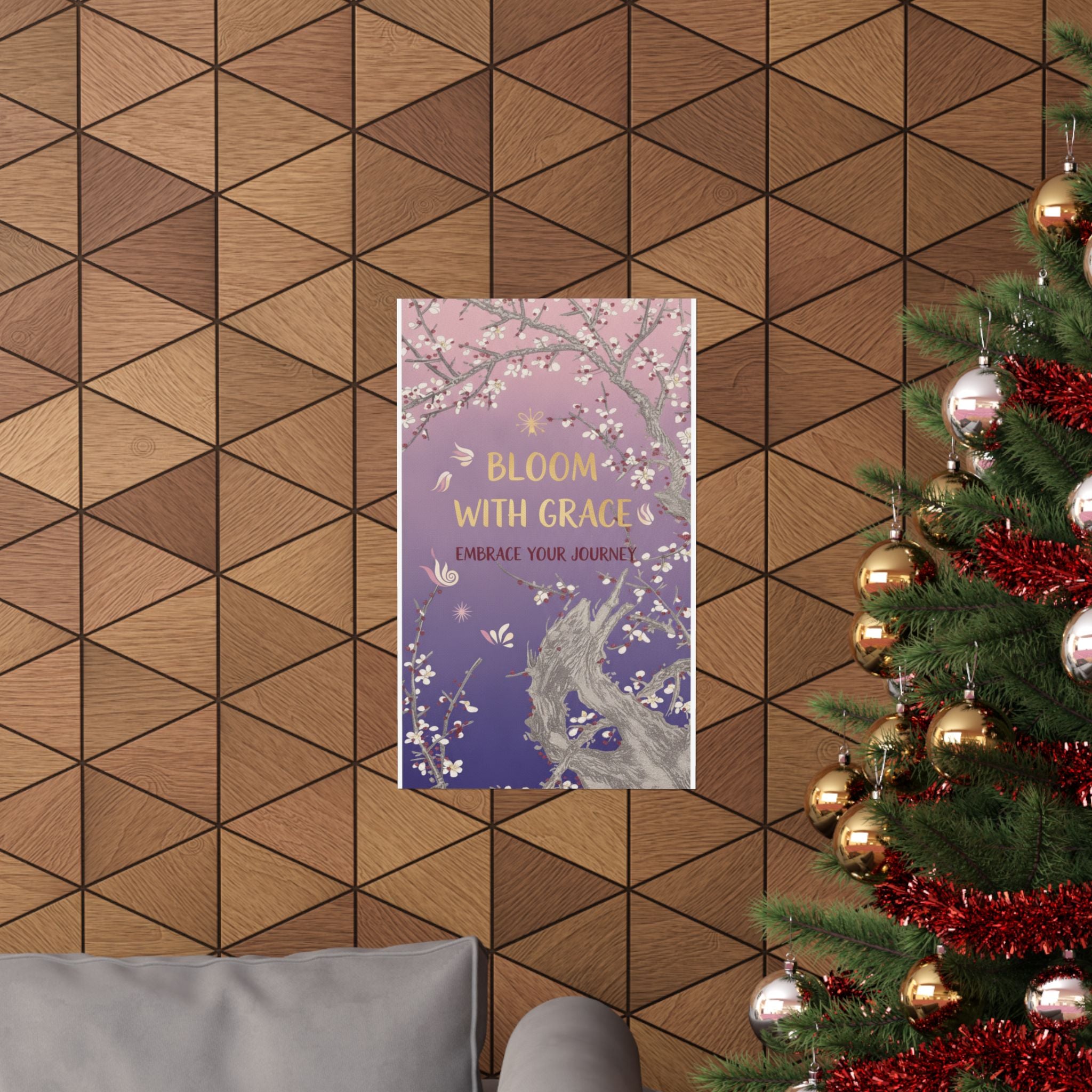 Affirmation — Plum Tree In Blossom — Matte Poster