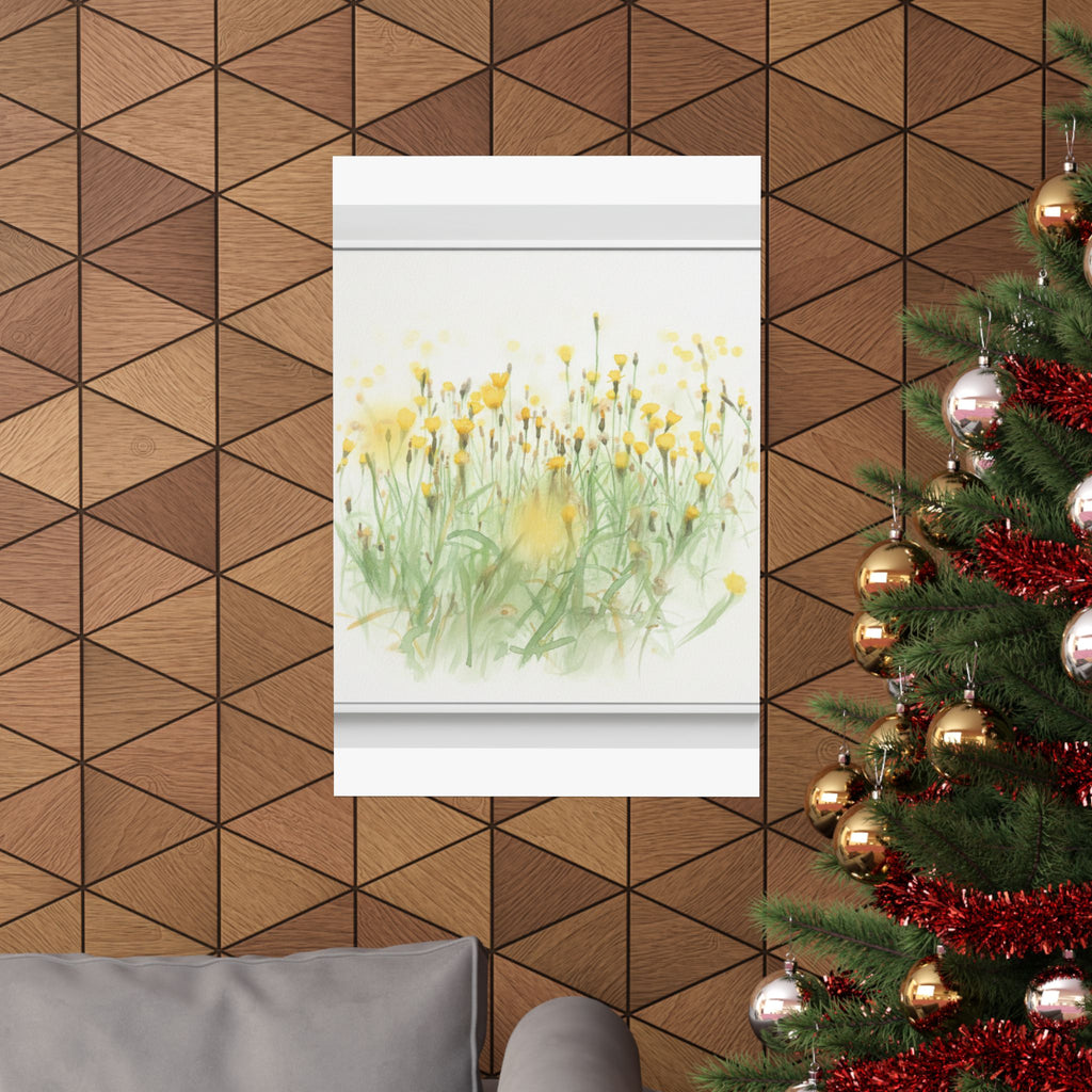 Watercolor — Flower — Matte Poster