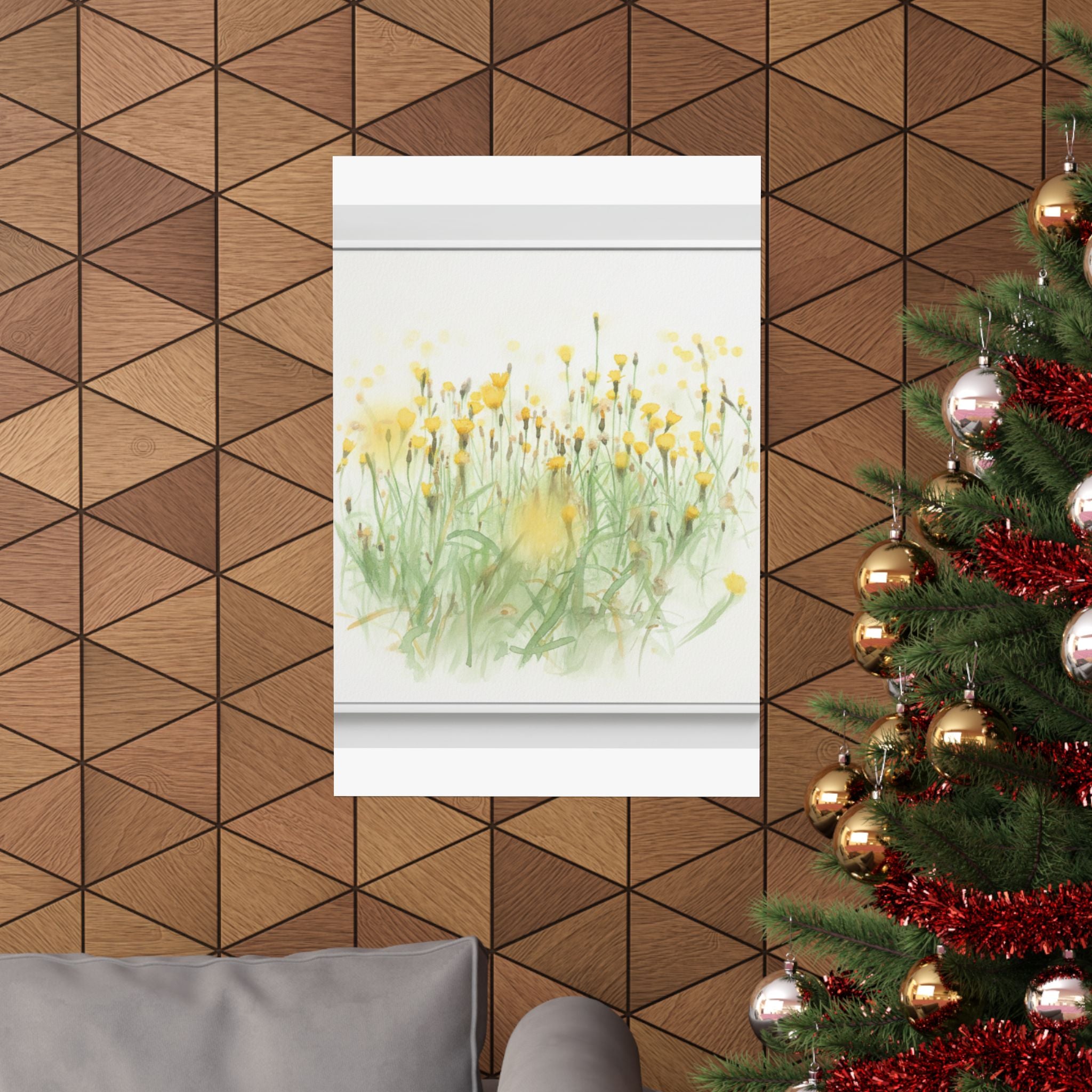 Watercolor — Flower — Matte Poster