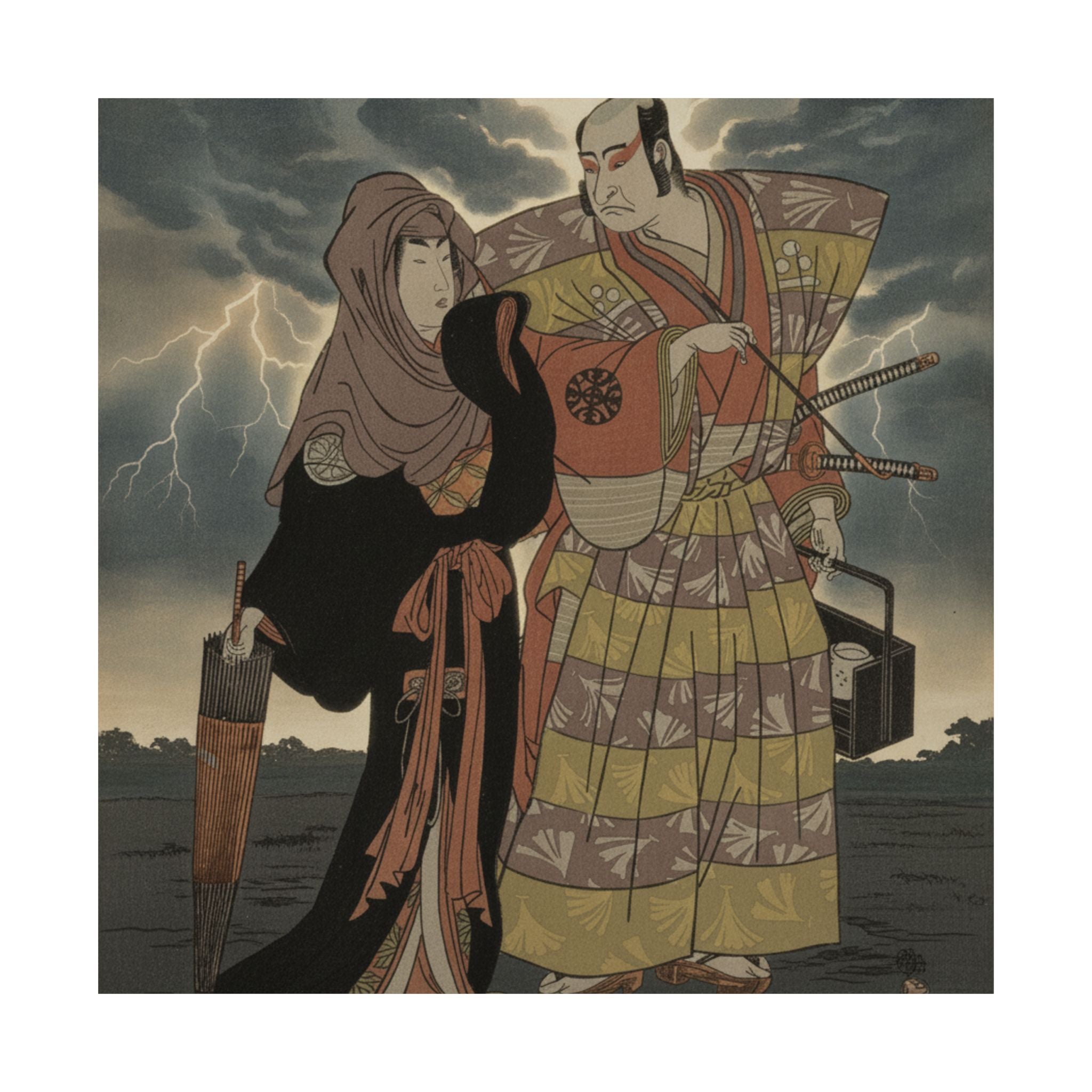 Dramatic Storm — Scene From A Drama — Matte Poster