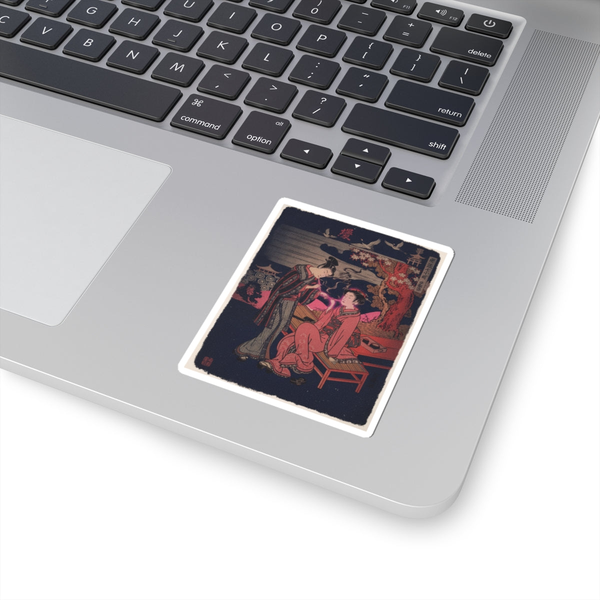 Japanese Street — Sotoba; One Of Seven Komachi — Kiss-Cut Sticker