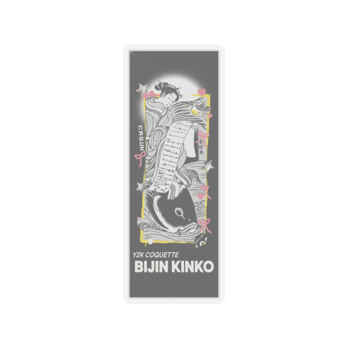 Streetwear Collage — The Bijin Kinko — Kiss-Cut Sticker