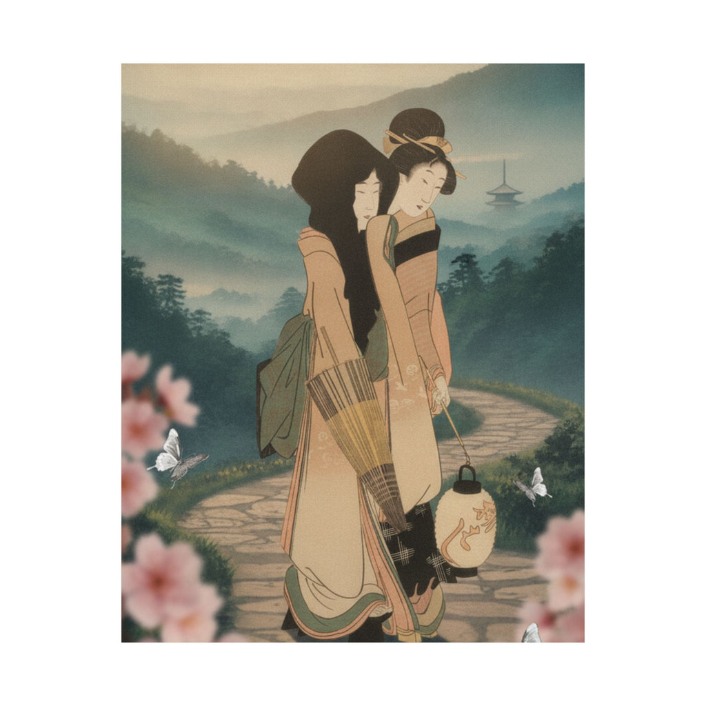 Scenic Nature — “Geisha” From The Series Three Amusements Of Contemporary Beauties (Tōsei Bijin  — Matte Poster