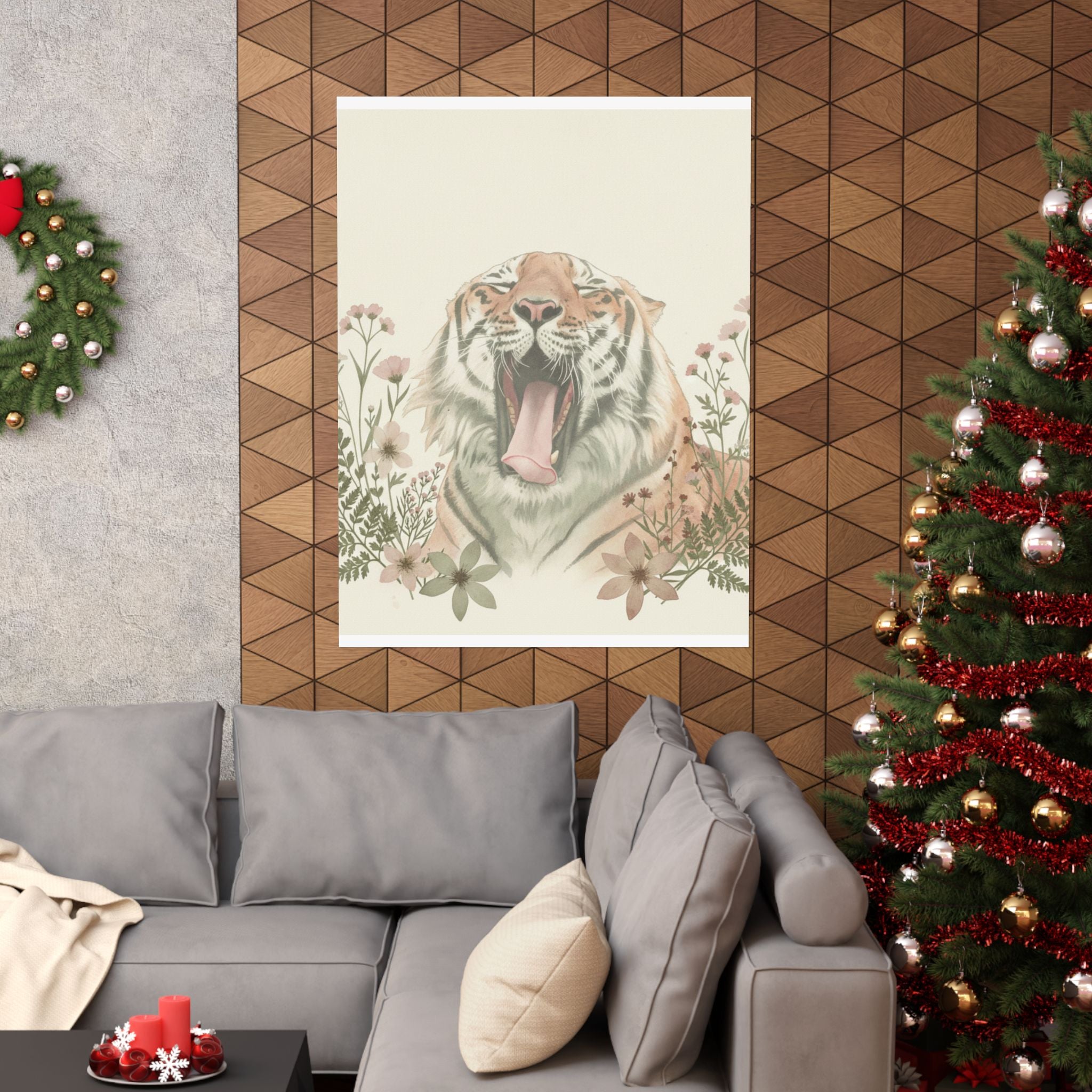 Botanical — Tiger — Matte Poster