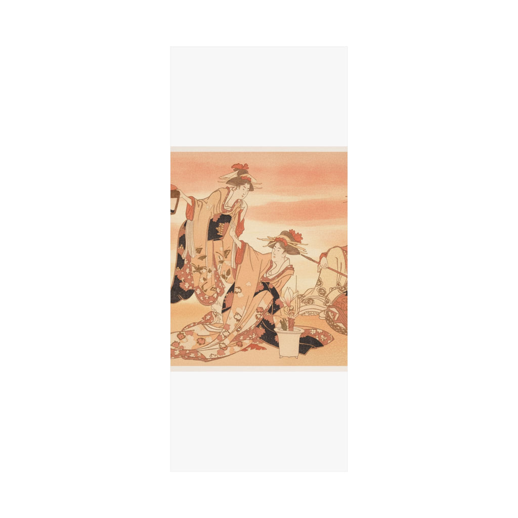 Southern Sunset — Three Young Ladies Visiting Together — Matte Poster
