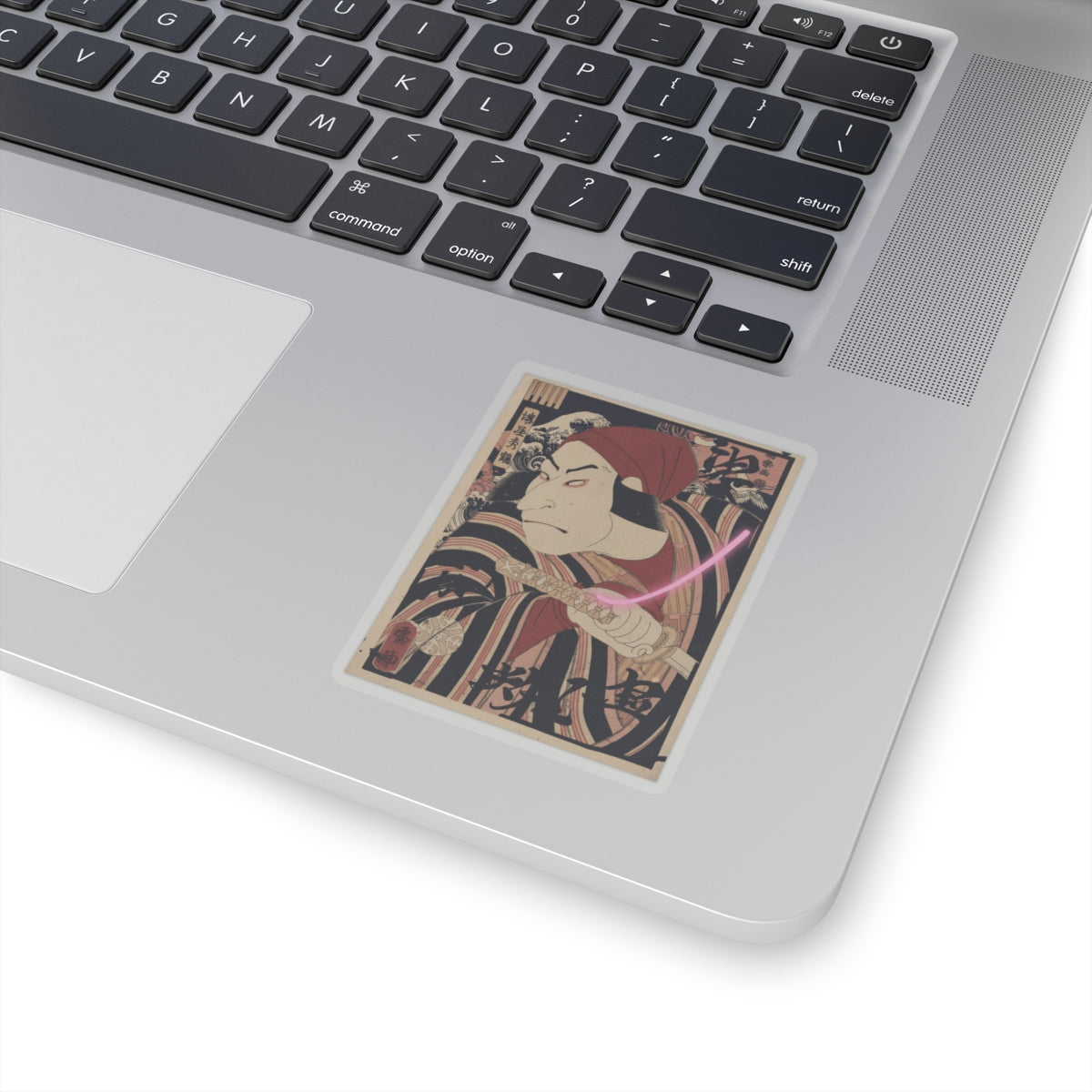 Japanese Street — Nakamura Nakazo Ii As Prince Koretaka Disguised In The Play Ōshukubai Koi No Hat — Kiss-Cut Sticker