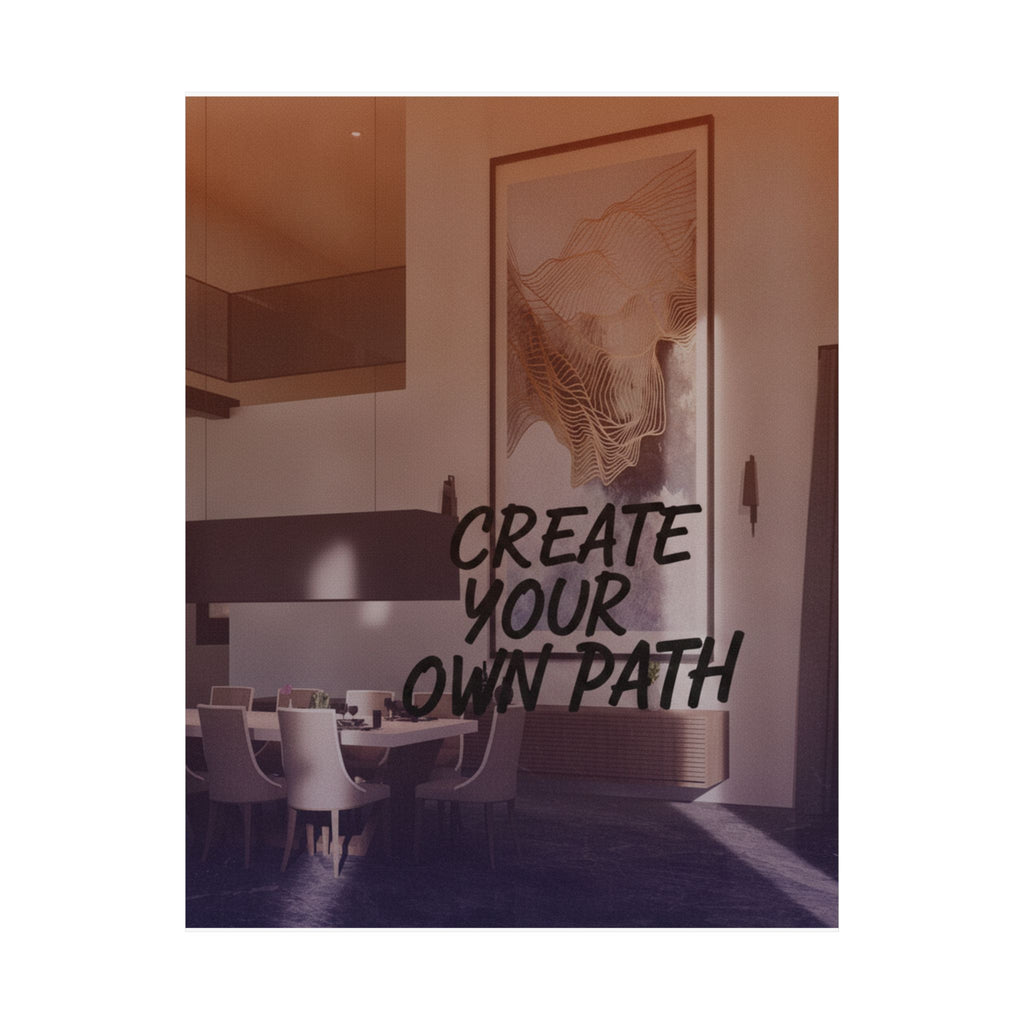 Affirmation — Abstract — Matte Poster