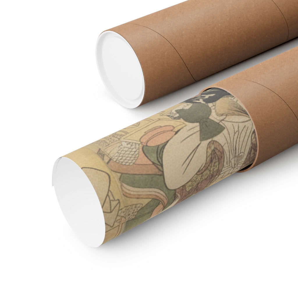 Dramatic Storm — A View Of The Pleasures Of The Taiko And His Five Wives At Rakutō — Matte Poster