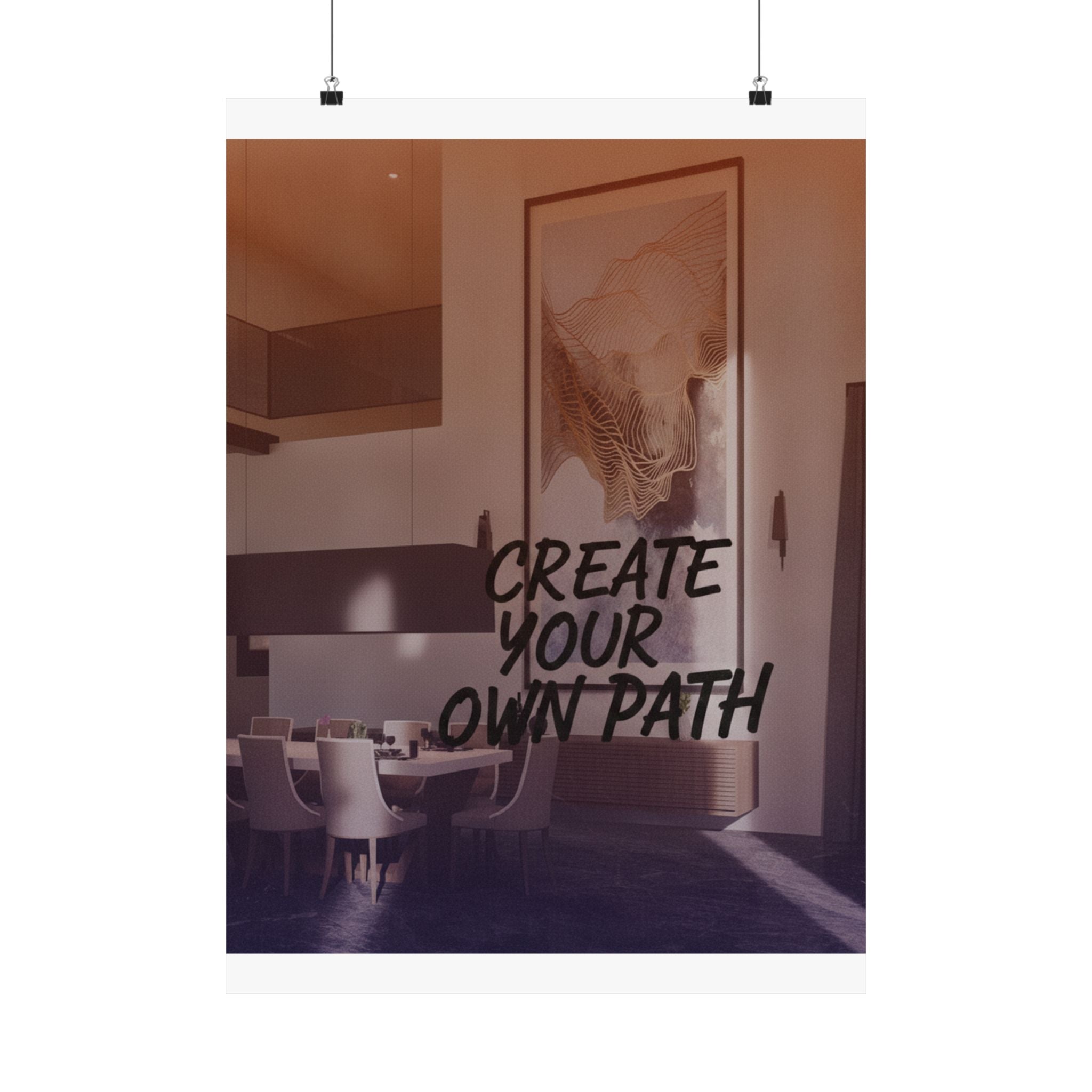 Affirmation — Abstract — Matte Poster