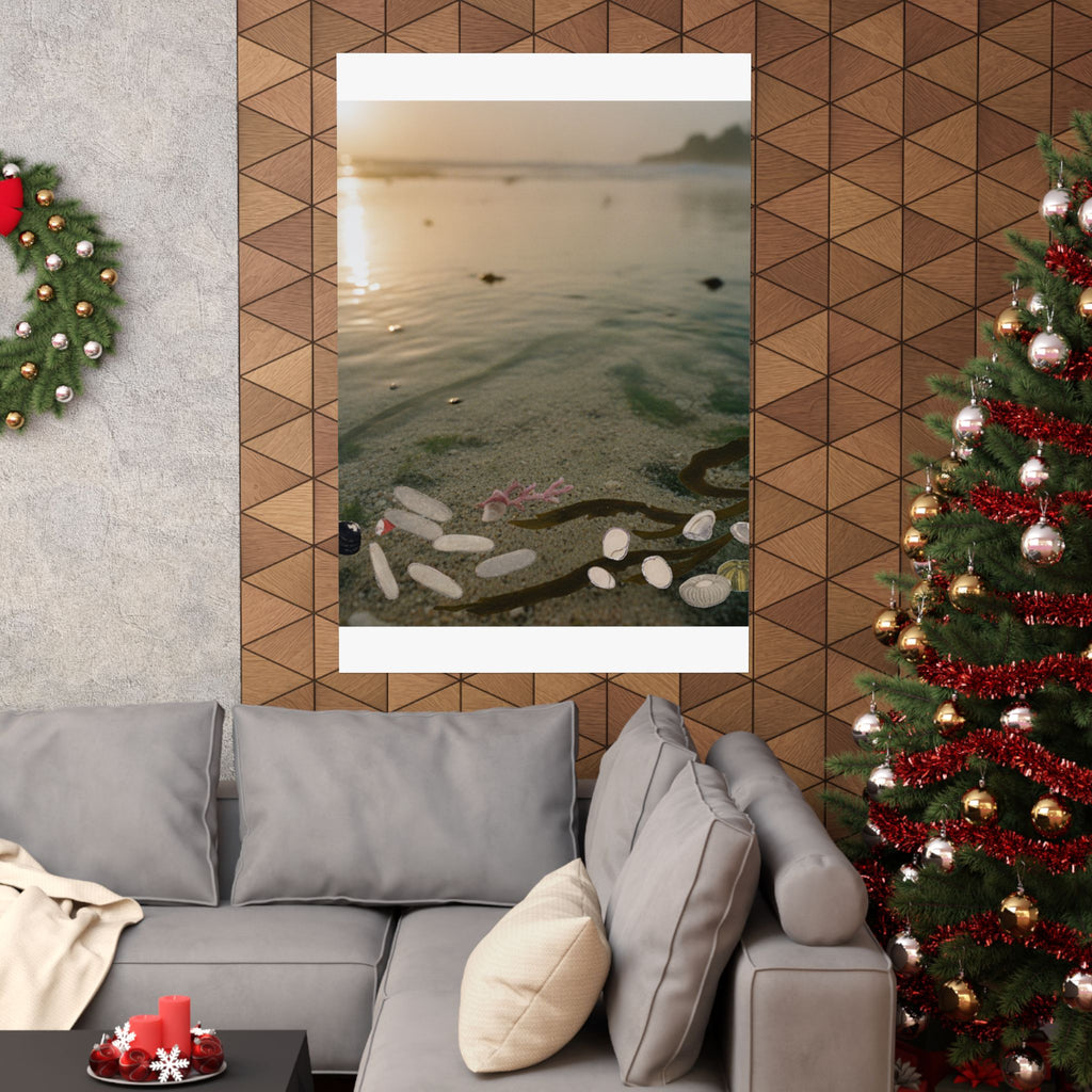 Scenic Nature — Shells Under Water — Matte Poster