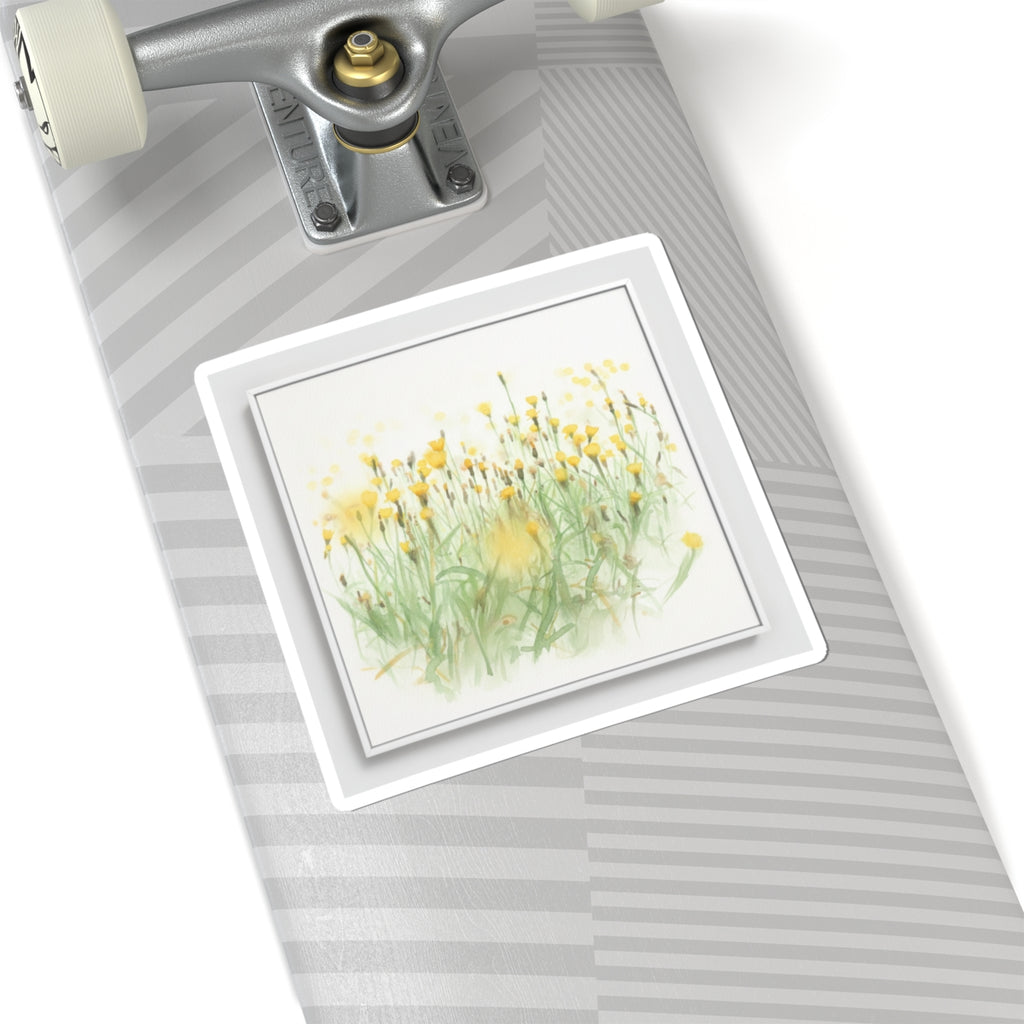 Watercolor — Flower — Kiss-Cut Sticker
