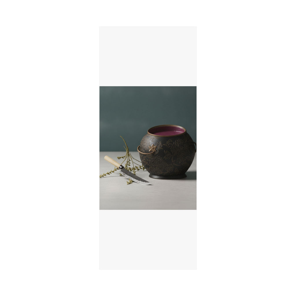 Product Marketing — Vase And Kitchen Knife — Matte Poster